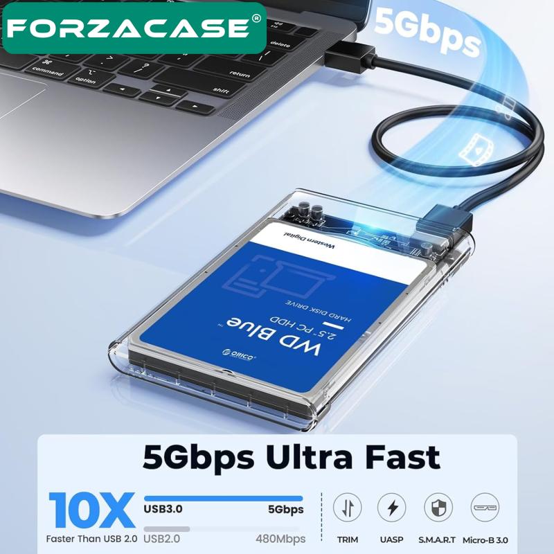 Forzacase%20Taşınabilir%20Yüksek%20Hızlı%205Gbps%20USB%203.1%20SATA%202.5%20inch%20Harici%20Harddisk%20Kutusu%20-%20FC468