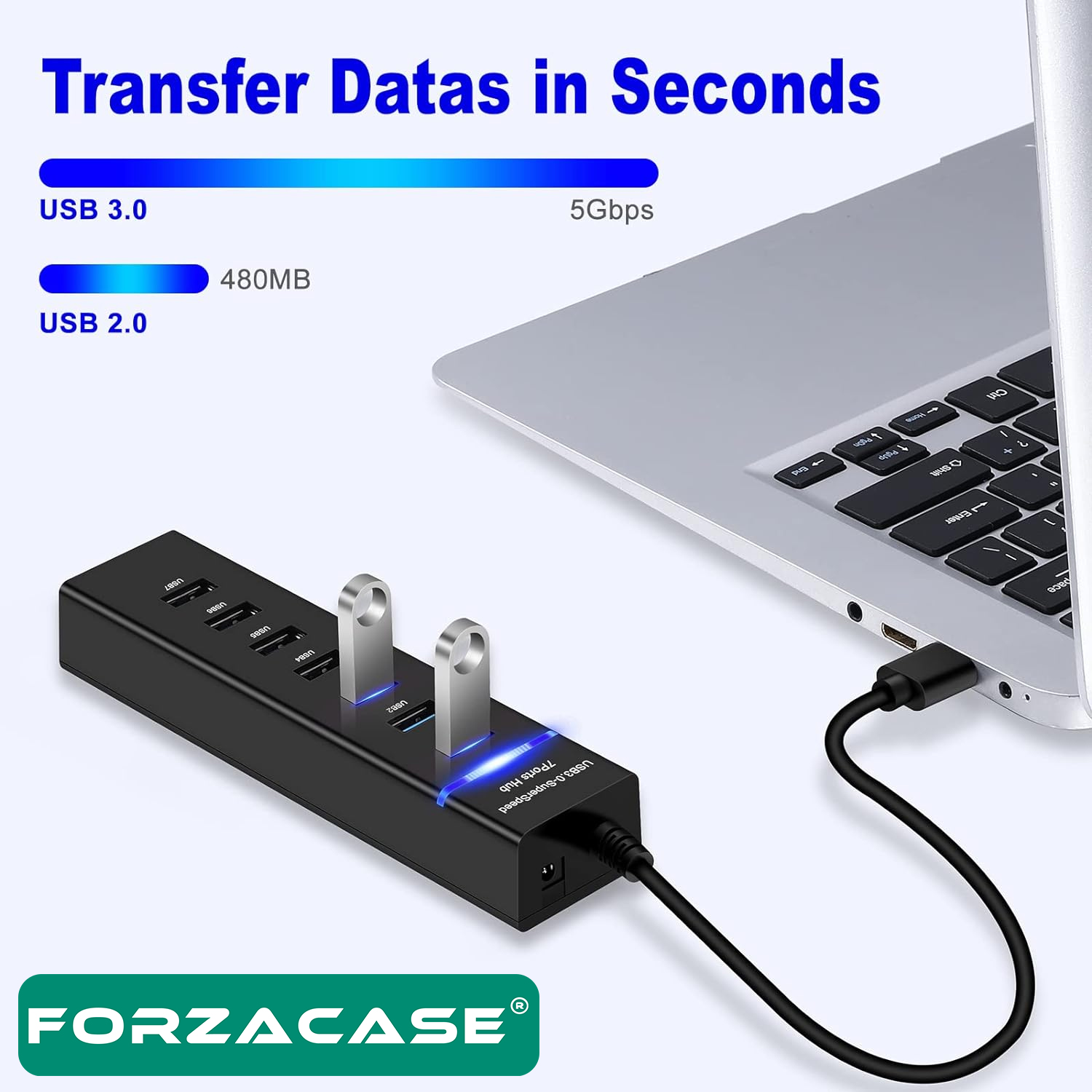 Forzacase%20USB%203.0%20to%20USB%202.0%20Port%20Çoğaltıcı%20Hub%207in1%20OTG%20Adaptör%207li%20USB%20Çoklayıcı%20-%20FC478