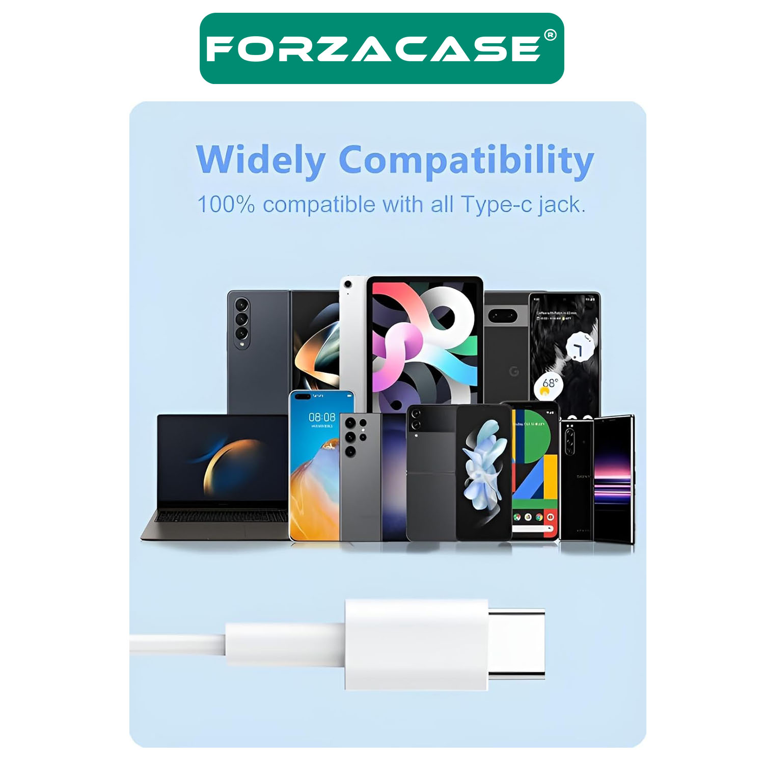 Forzacase%20Xiaomi%20Samsung%20Huawei%20Oppo%20Realme%20Uyumlu%20Type-C%20Kulaklık%20Kablolu%20Kulaklık%20-%20FC496