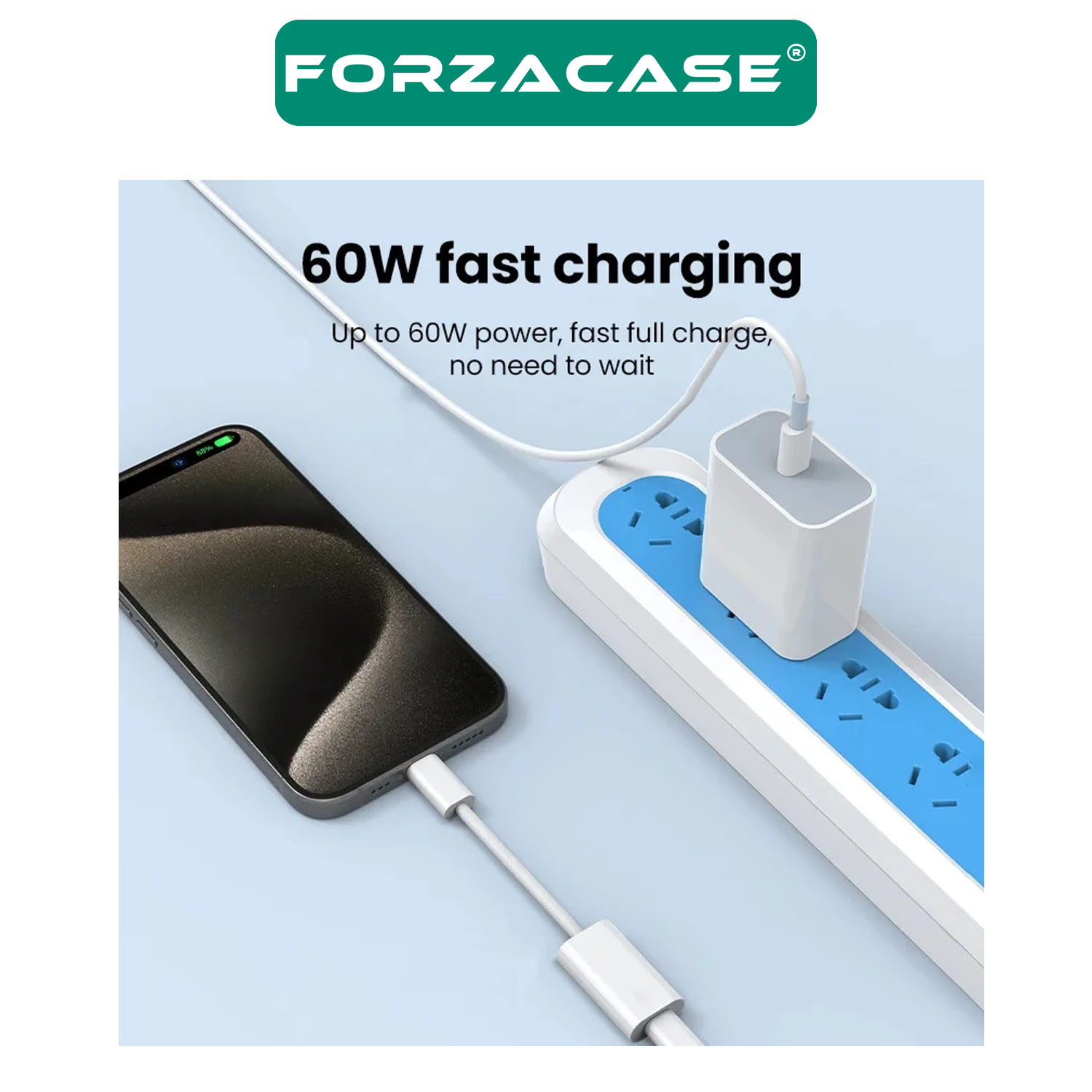 Forzacase%20Type-C%20to%20Lightning%20Çevirici%20Adaptör%20Şarj%20ve%20Kulaklık%20Çevirici%20-%20FC497