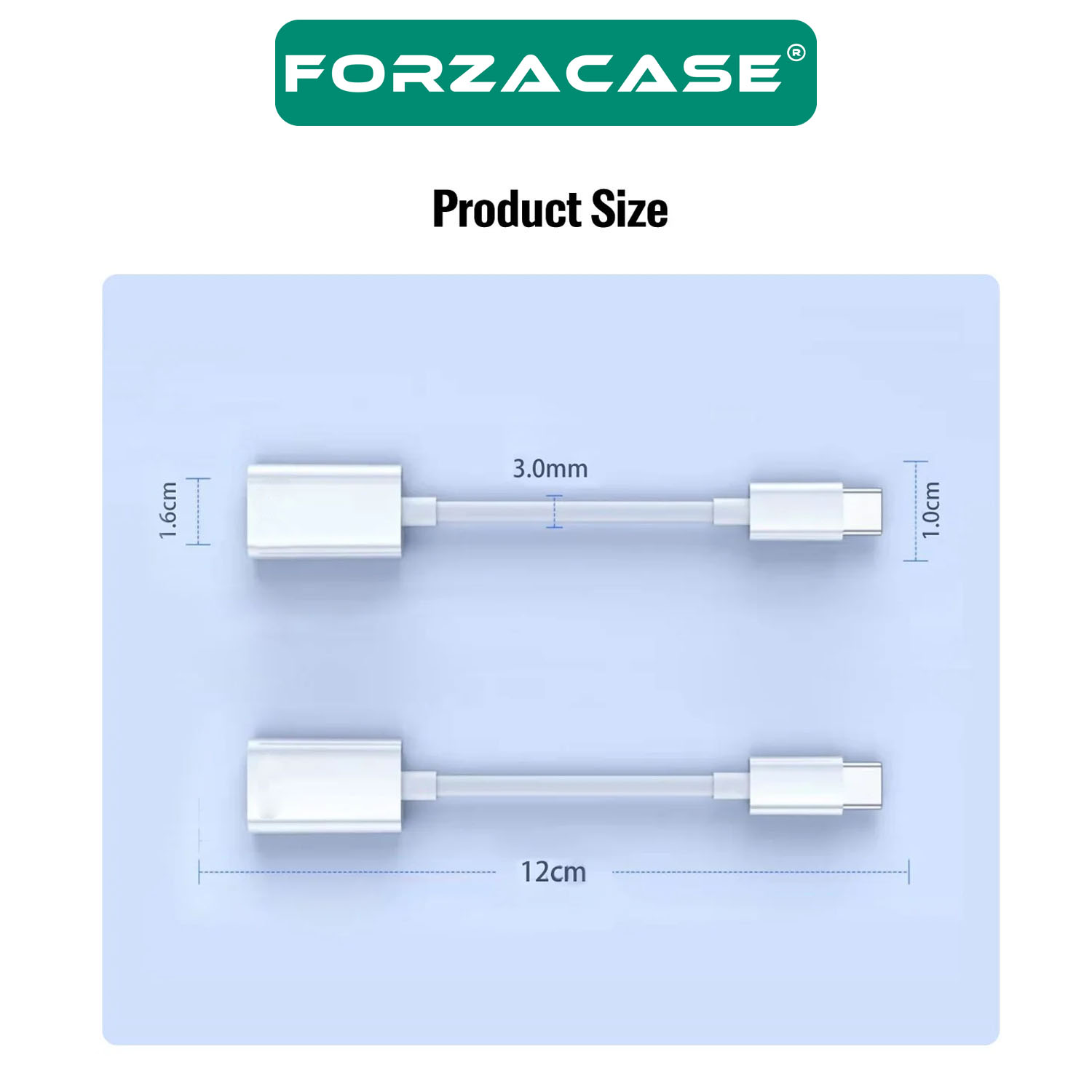 Forzacase%20Type-C%20to%20Lightning%20Çevirici%20Adaptör%20Şarj%20ve%20Kulaklık%20Çevirici%20-%20FC497