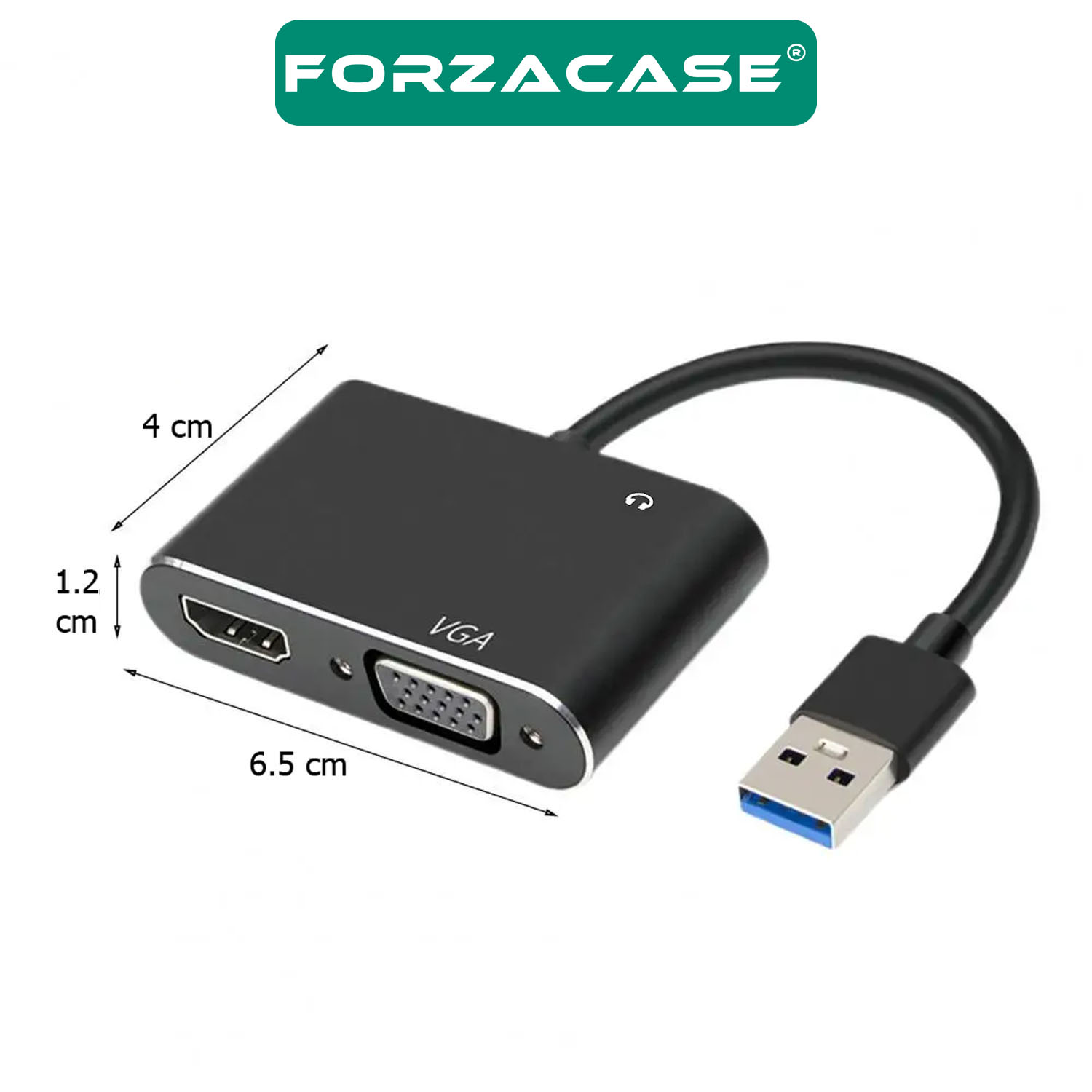 Forzacase%20USB%203.0%20to%20HDMI%20VGA%20Çevirici%203.5mm%20Aux%20Destekli%20Adaptör%20Görüntü%20ve%20Ses%20Aktarıcı%20-%20FC498