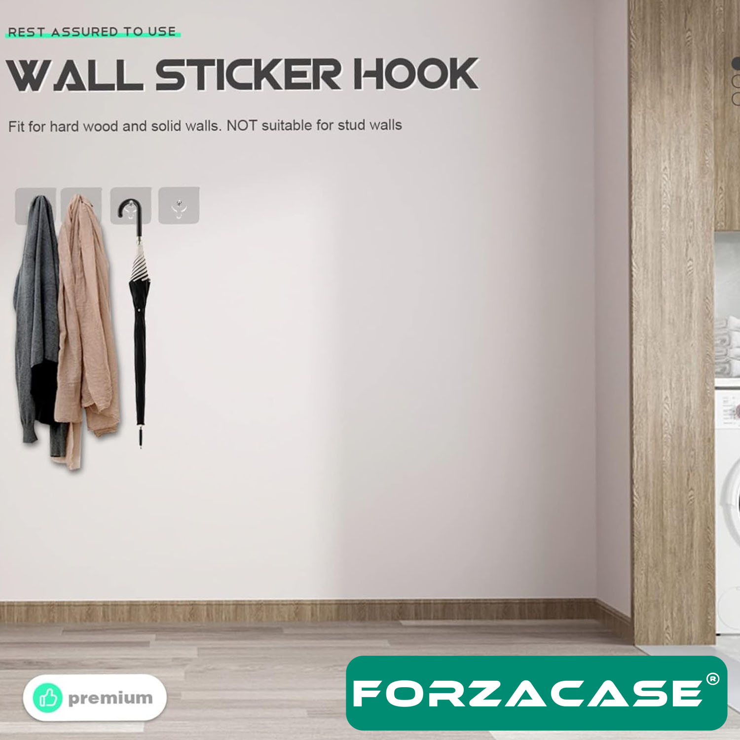 Forzacase%20Ultra%20Güçlü%20Vantuzlu%20Banyo%20Mutfak%20Raf%20Fotoğraf%20Çerçeve%20Askısı%20Çivi%20Tipi%20-%20FC507