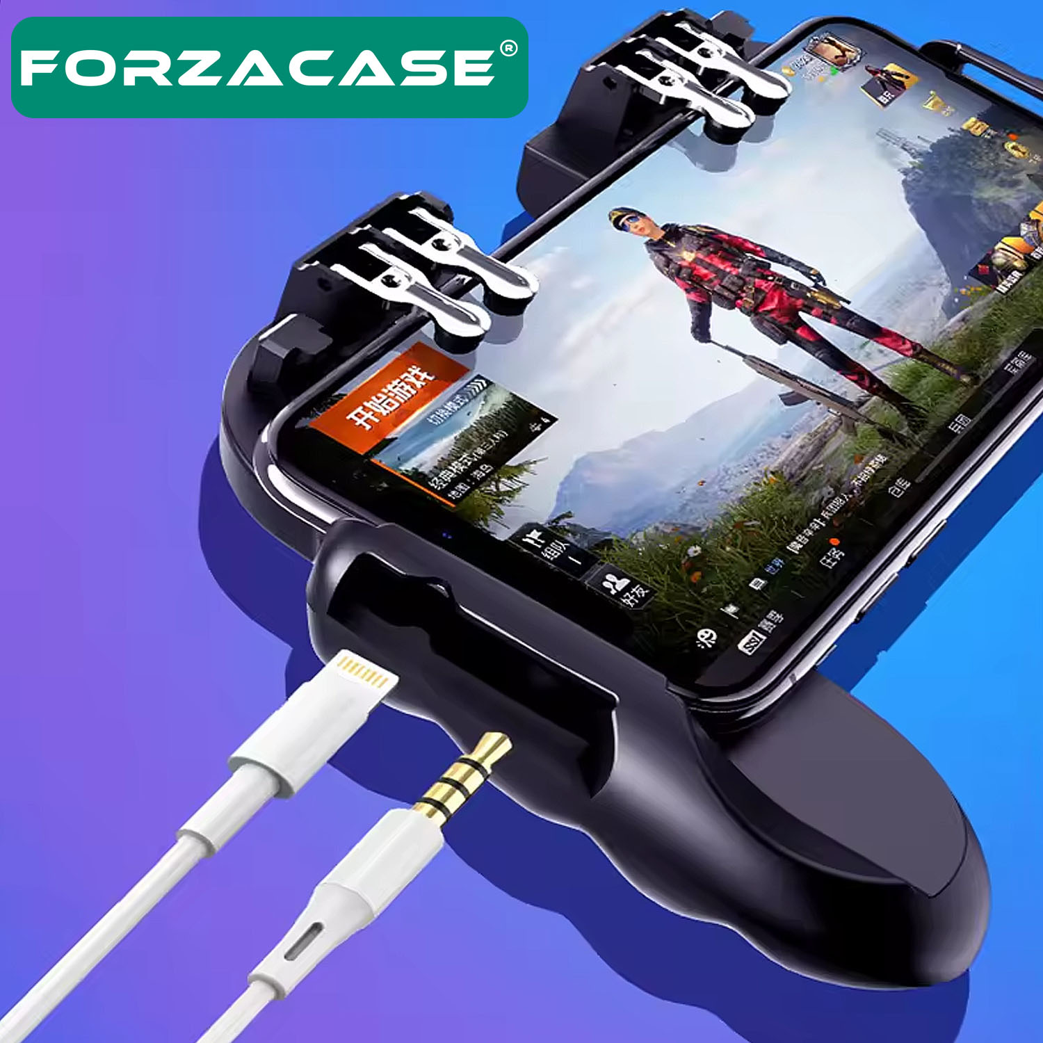 Forzacase%204.7’’-6.5’’%20Telefonlar%20ile%20uyumlu%20Fansız%20Telefon%20Oyun%20Kolu%20PubG%20Tetik%20Düğmesi%20-%20FC516