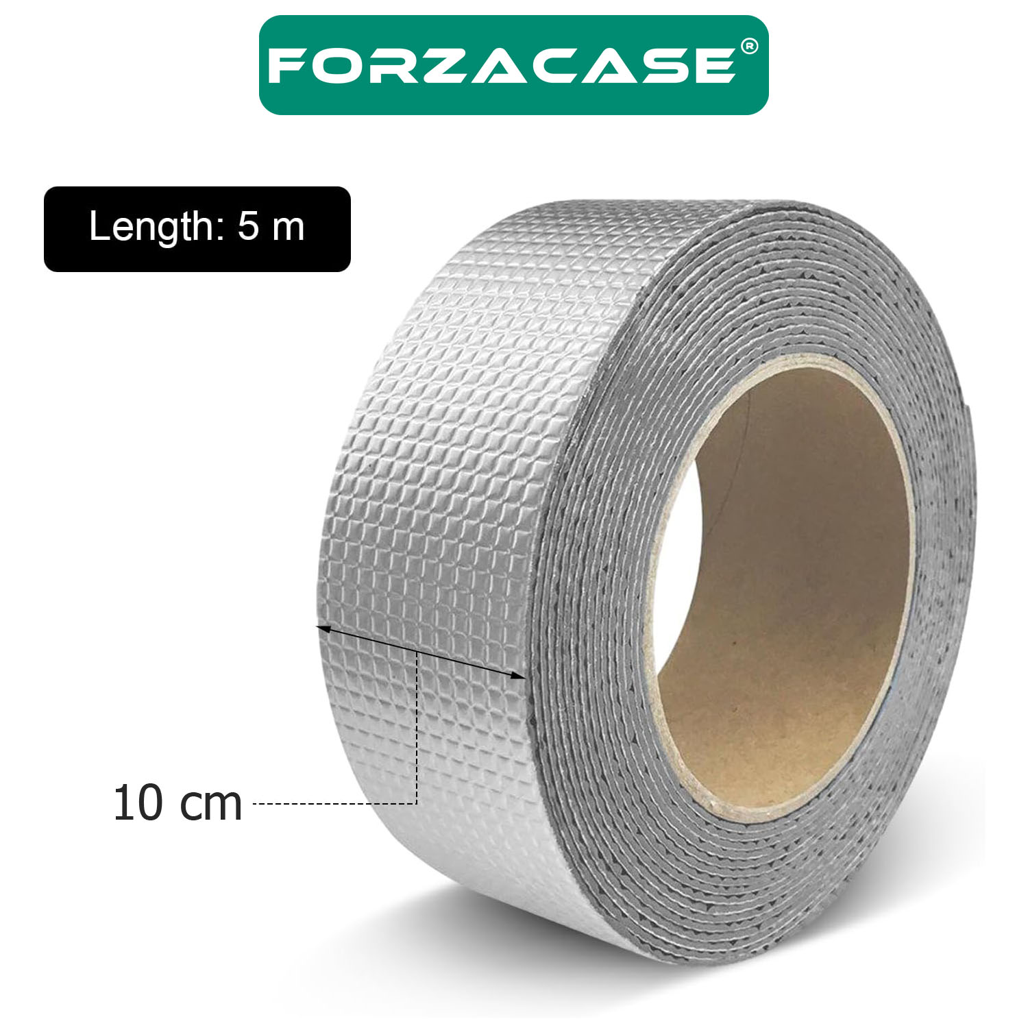 Forzacase%205%20Metre%20x%2010cm%20Çamur%20Bant%20Alüminyum%20İzolasyon%20Tamir%20Çatlak%20Bantı%20-%20FC523