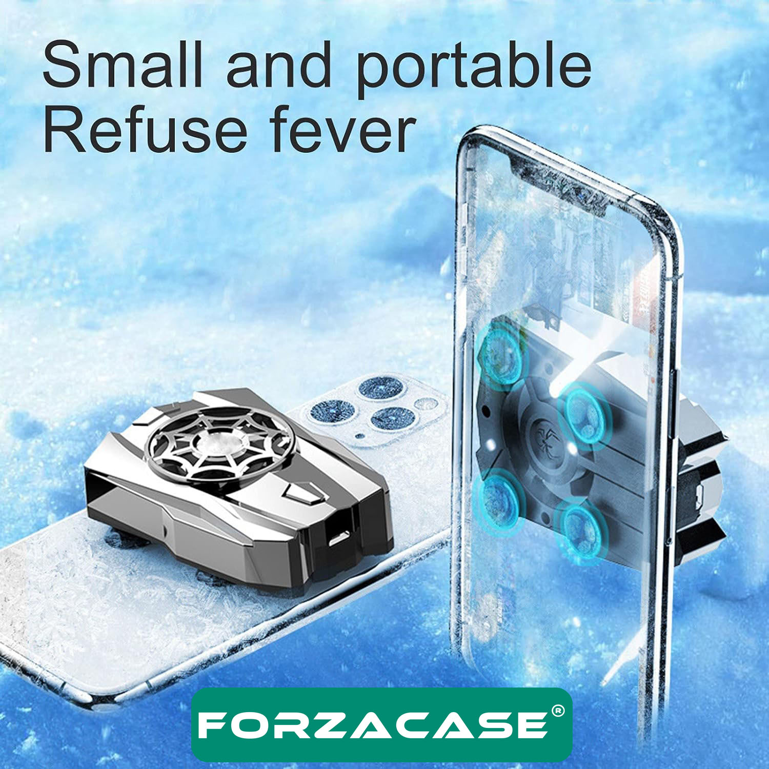 Forzacase%20iPhone%2013/14/15%20Serileri%20uyumlu%20uyumlu%205000%20RPM%20Kablolu%20Isı%20Önleyici%20Soğutucu%20-%20FC559