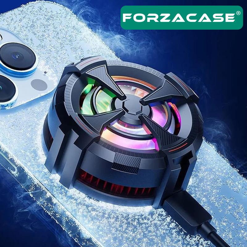 Forzacase%20Xiaomi%20Redmi%20K50%20Gaming%20uyumlu%205500%20RPM%20Kablolu%20RGB%20Işıklı%20Manyetik%20Soğutucu%20Fan%20-%20FC560