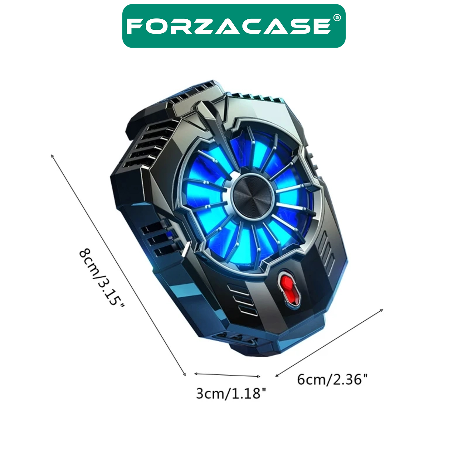 Forzacase%206500%20RPM%20Kablolu%20Işıklı%20Telefon%20Soğutucu%20Isı%20Önleyici%20Fan%20-%20FC563