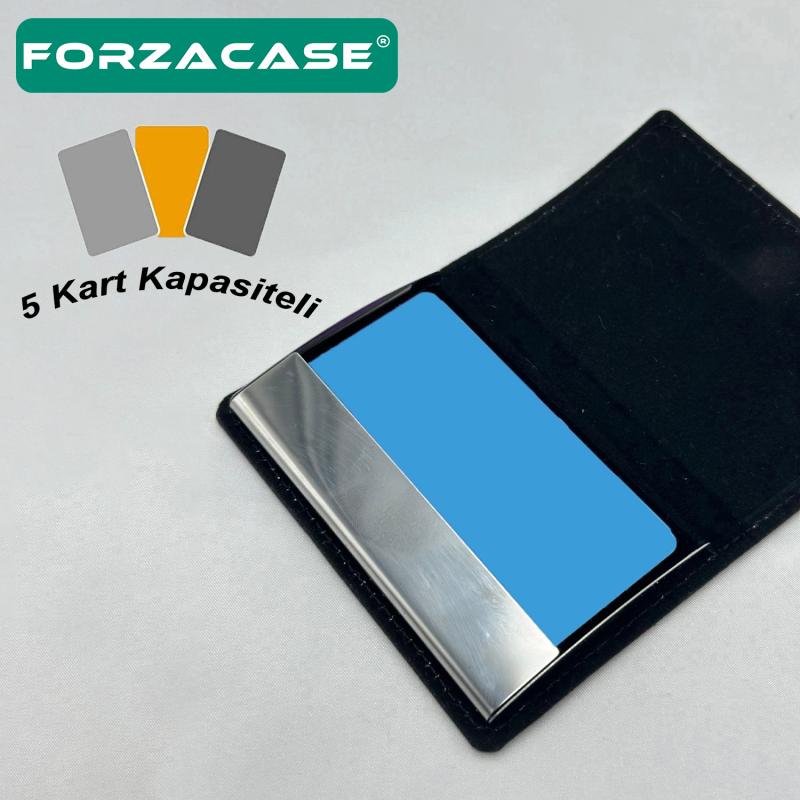 Forzacase%205%20Kart%20Kapasiteli%20Günlük%20Mıknatıs%20Kapaklı%20Deri%20Cüzdan%20Kartlık%20-%20%20FC564