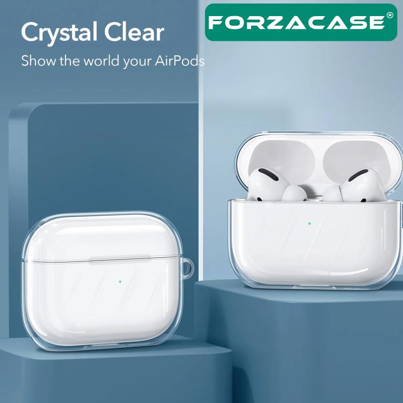 Forzacase%20Airpods%20Pro%20uyumlu%20Şeffaf%20Anahtar%20Askılıklı%20Bluetooth%20Kulaklık%20Kılıfı%20-%20FC567