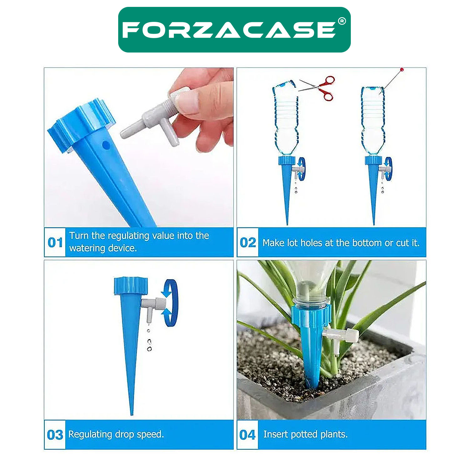 Forzacase%20Çiçek%20Damla%20Damla%20Sulama%20Aleti%20Mini%20Aparat%20-%20FC569