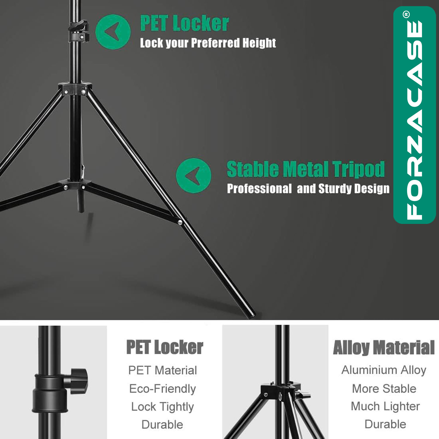 Forzacase%20iPhone%2011%2012%2013%2014%2015%20Tüm%20Seriler%20ile%20uyumlu%20Bluetooth%20Kumandalı%20Alüminyum%20Tripod%20200%20cm%20FC576