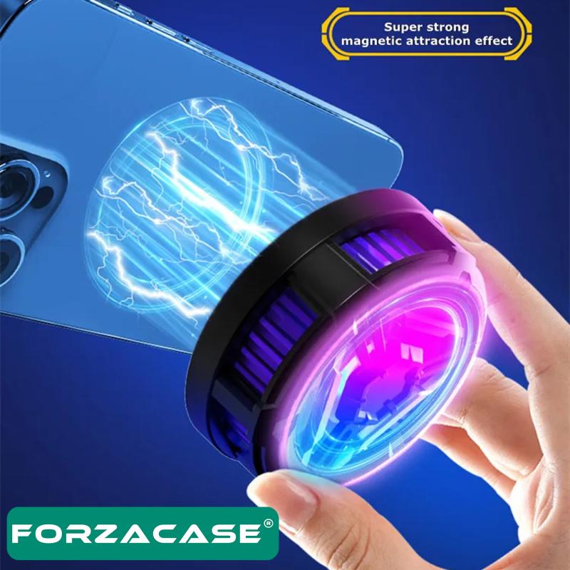 Forzacase%205000%20RPM%20Şarjlı%20RGB%20Işıklı%20Manyetik%20Tablet%20ve%20Telefon%20Soğutucu%20Isı%20Önleyici%20Fan%20-%20FC587