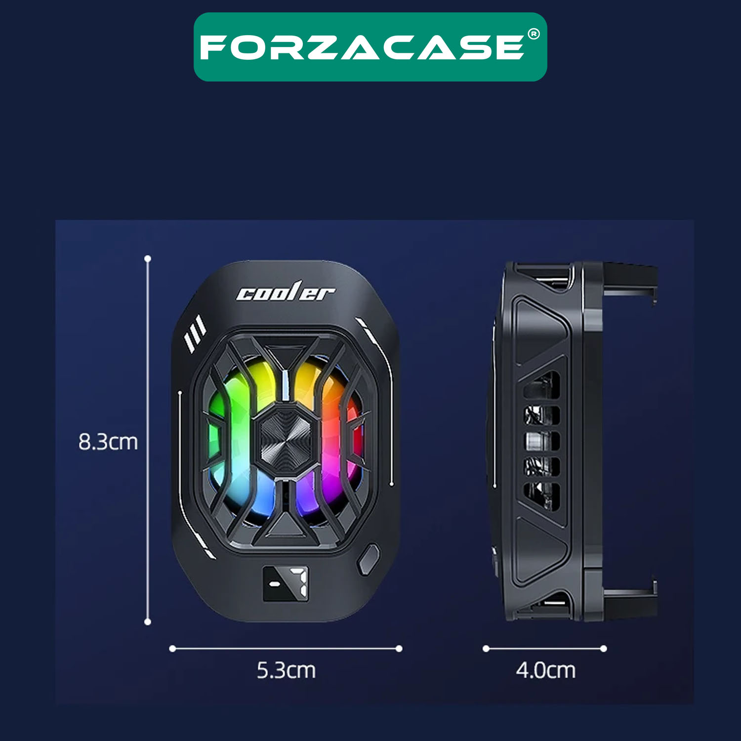 Forzacase%205000%20RPM%20Kablolu%20Dijital%20Göstergeli%20Işıklı%20Cep%20Telefonu%20Soğutucu%20Isı%20Önleyici%20Fan%20-%20FC593