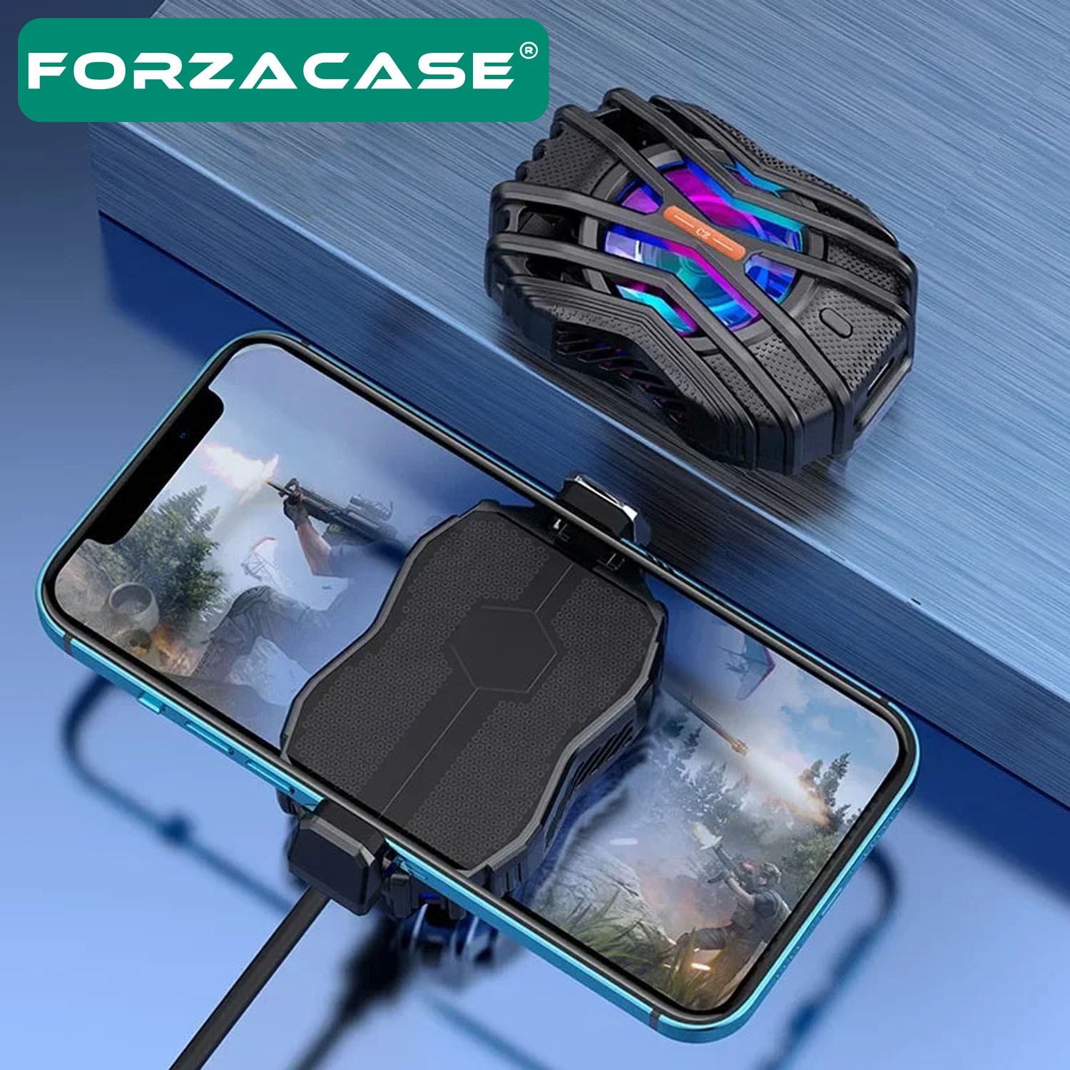 Forzacase%205000%20RPM%20Kablolu%20Işıklı%20Cep%20Telefonu%20Soğutucu%20Isı%20Önleyici%20Fan%20-%20FC596