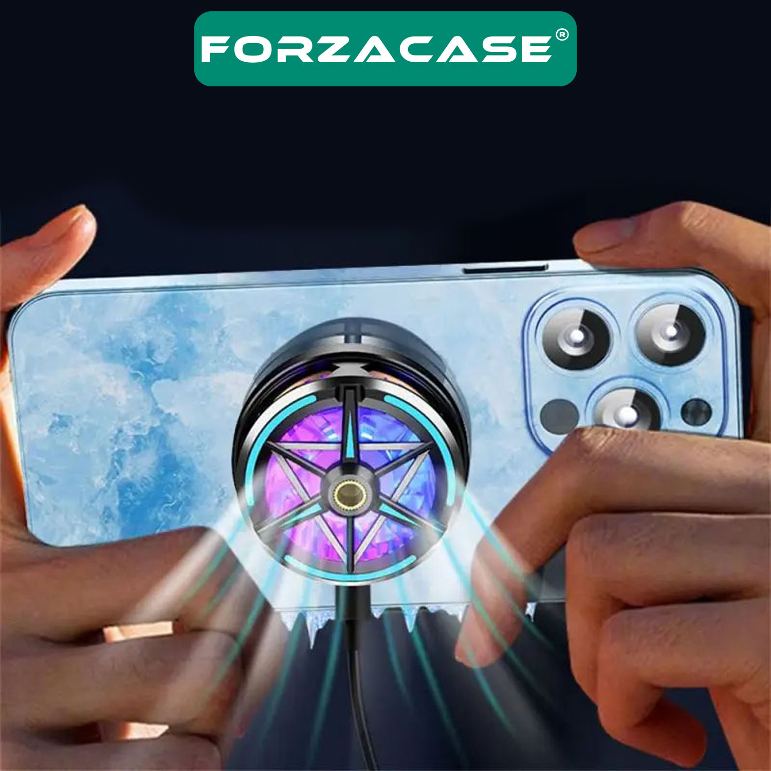 Forzacase%205500%20RPM%20Kablolu%20RGB%20Işıklı%20Manyetik%20Tablet%20ve%20Telefon%20Soğutucu%20Isı%20Önleyici%20Fan%20-%20FC602