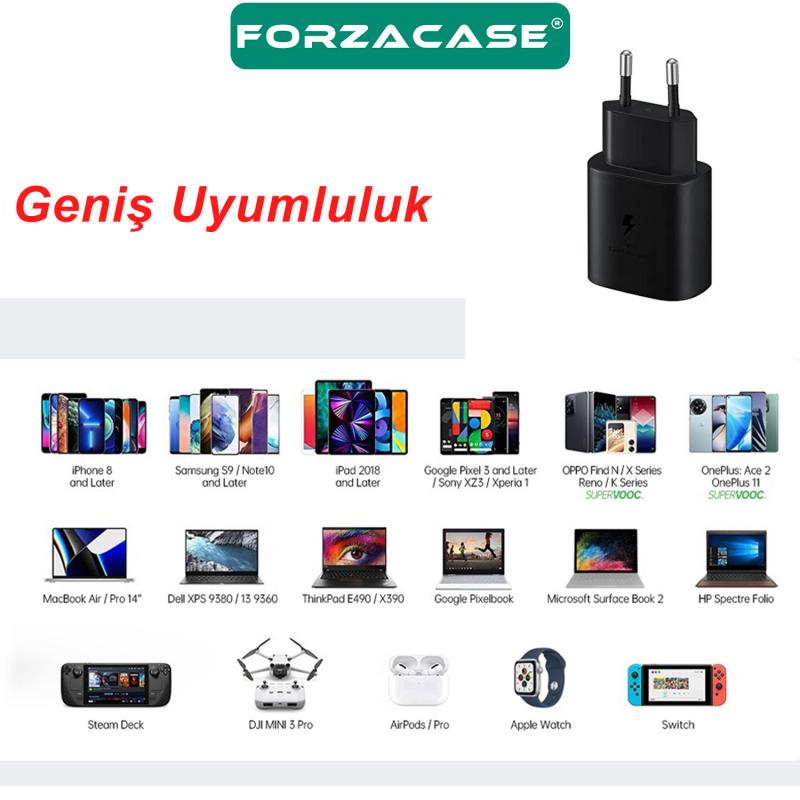 Forzacase%20Hızlı%20Şarj%20Destekli%2045W%20USB-C%20Güç%20Adaptörü%20Apple%20iOS%20Android%20uyumlu%20PD%20Adaptör%20-%20FC611