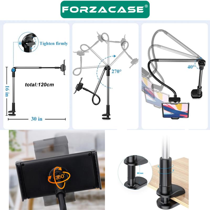 Forzacase%20360°%20Ayarlanabilir%204,0-6,5%20inç%20Mini%20Tablet%20Ve%20Telefon%20Tutucu%20Stand%20120%20cm%20-%20FC610