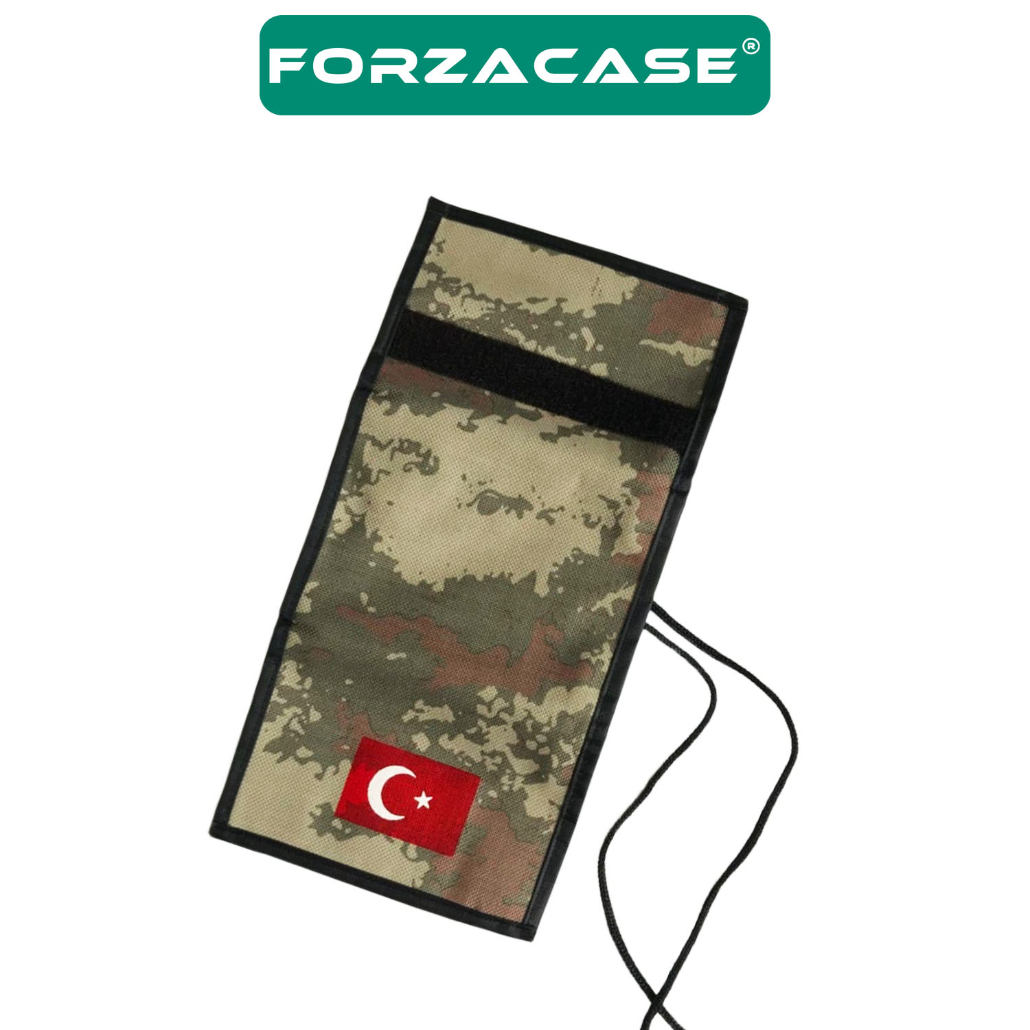 Forzacase%204%20Göz%20İç%20Fermuarlı%20Cırt%20Kapamalı%20Boyun%20Asmalı%20Asker%20Cüzdanı%20Türkiye%20Bayrak%20Desen%20-%20FC616