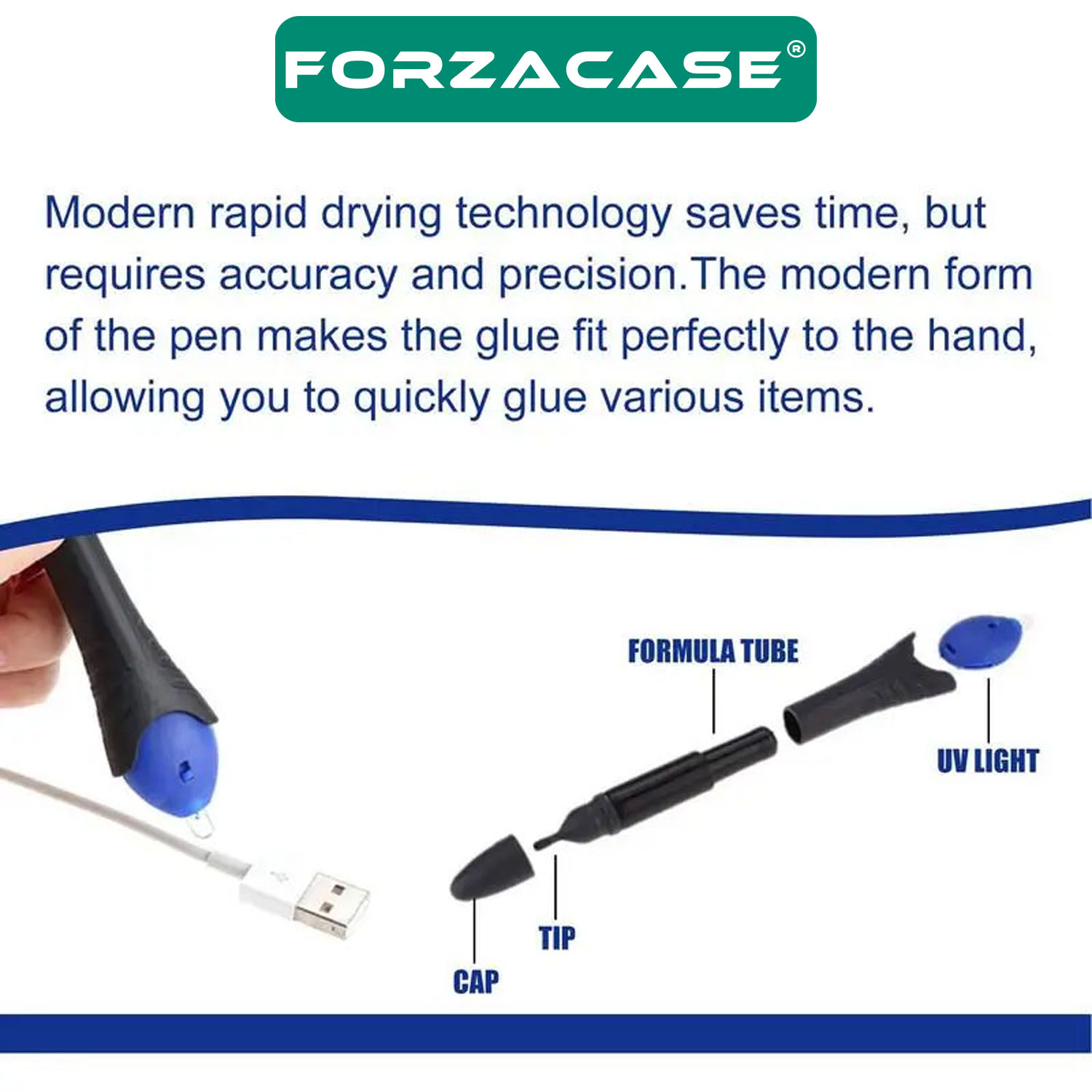 Forzacase%20UV%20Işıklı%20Metal%20Plastik%20Cam%20Ahşap%20Porselen%20Çok%20Güçlü%20Yapıştırıcı%20Kaynak%20-%20FC618