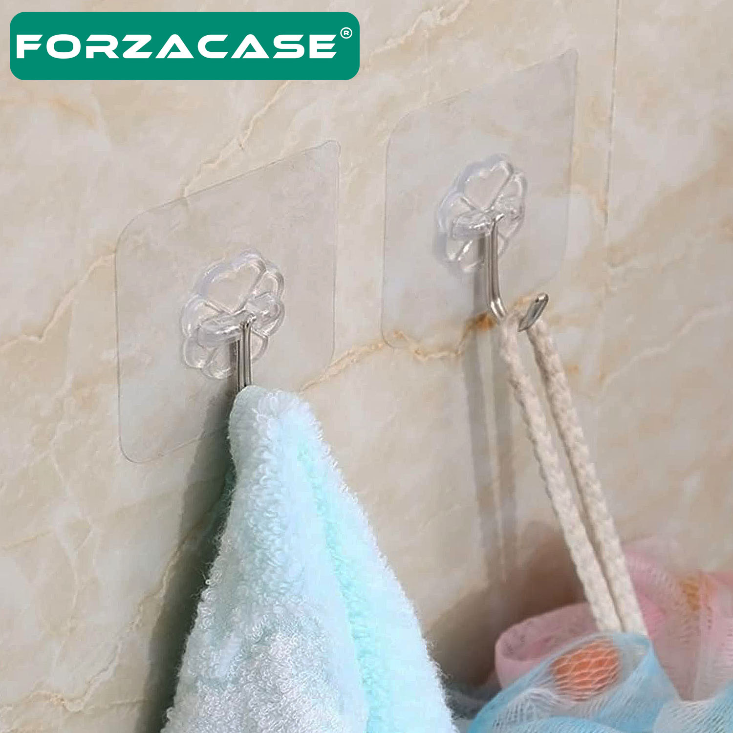 Forzacase%20Ultra%20Güçlü%205%20Adet%20Vantuzlu%20Banyo%20Mutfak%20Raf%20Askısı%20-%20FC621