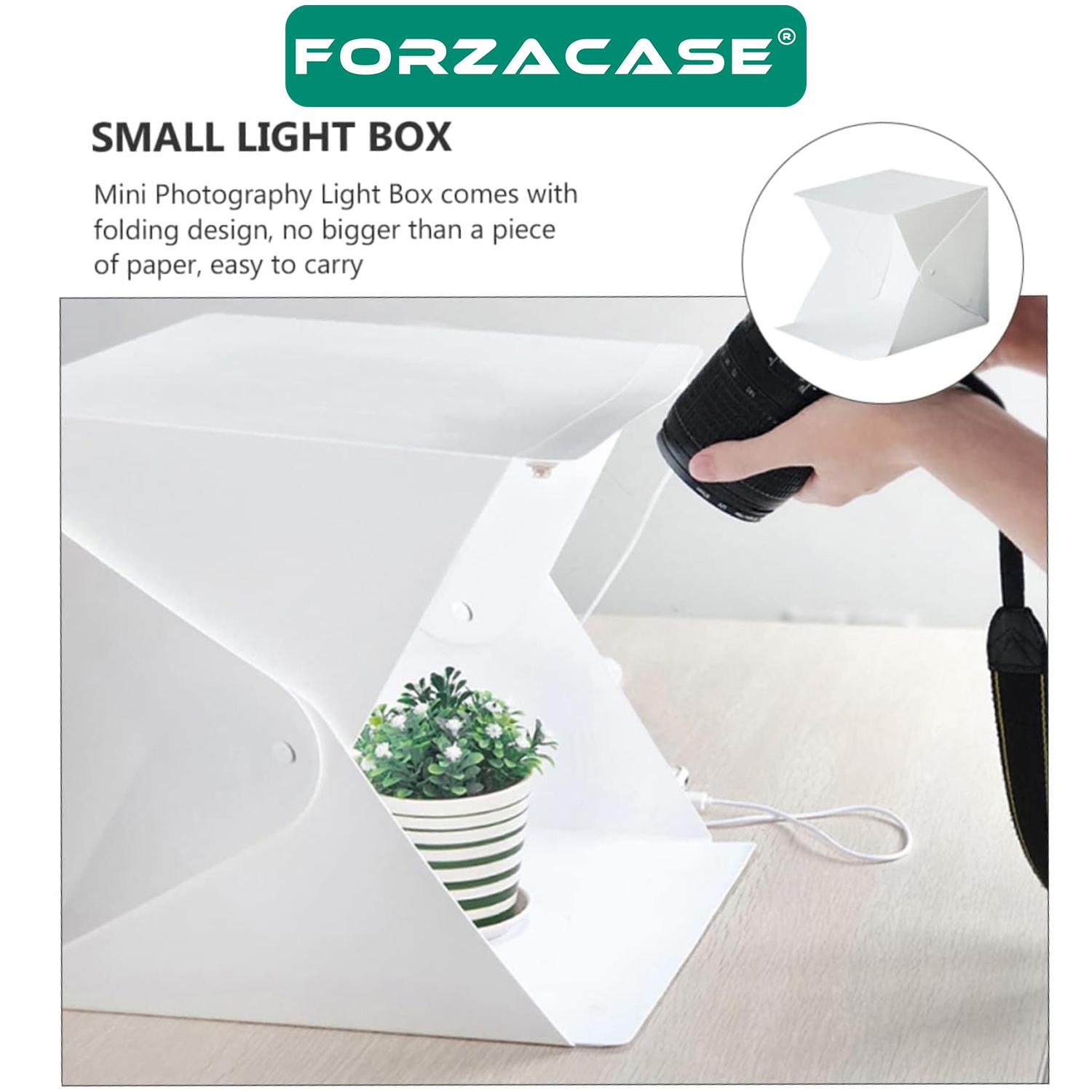 Forzacase%2020x20cm%20Profesyonel%20ışıklı%20Taşıma%20Çantalı%20Ürün%20Fotoğraf%20Çekim%20Standı%20-%20FC629