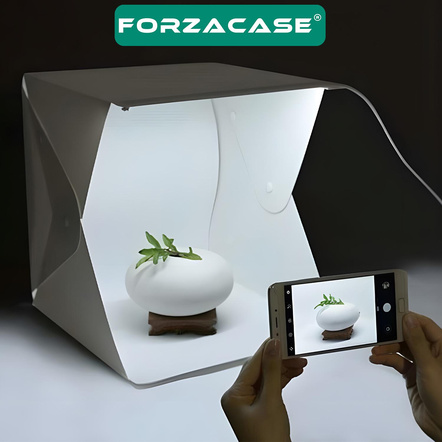 Forzacase%2020x20cm%20Profesyonel%20ışıklı%20Taşıma%20Çantalı%20Ürün%20Fotoğraf%20Çekim%20Standı%20-%20FC629