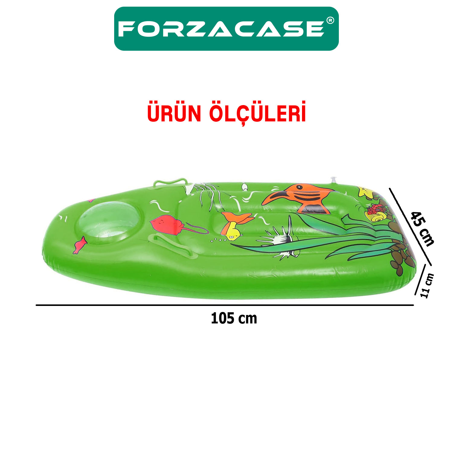 Forzacase%20Çocuklar%20İçin%20Pencereli%20El%20Tutmalı%20Şişme%20Havuz%20Deniz%20Yatağı%20-%20FC633