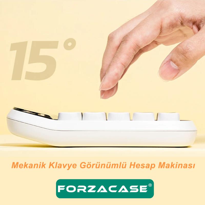 Forzacase%20Mekanik%20Klavye%20Görünümlü%20LCD%20Ekran%2010%20Tuş%20Hesap%20Makinesi%20%20-%20FC637