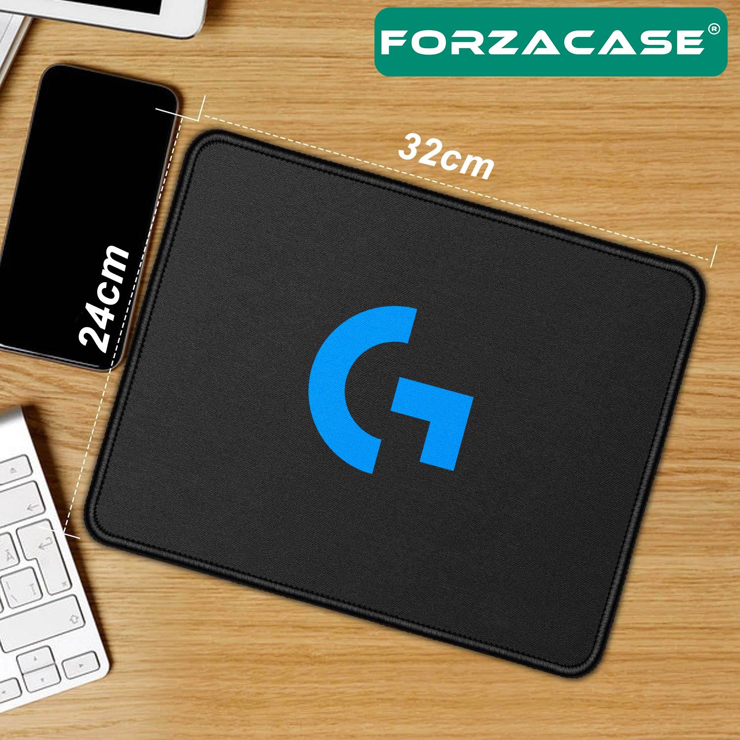 Forzacase%20Kaydırmaz%20Silikon%20Tabanlı%20Mat%20Mouse%20Pad%2032x24cm%20Siyah%20-%20FC638