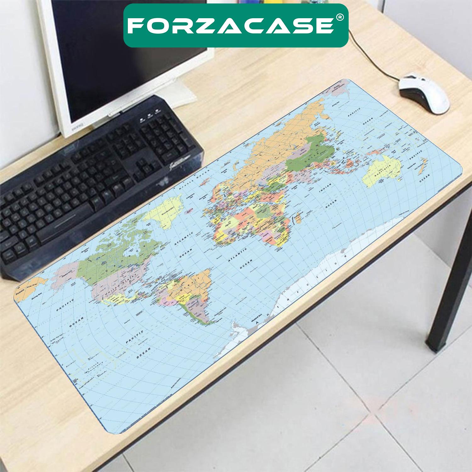 Forzacase%20Kaydırmaz%20Dünya%20Haritası%20Desenli%20Mouse%20Pad%2090x40cm%20-%20FC639