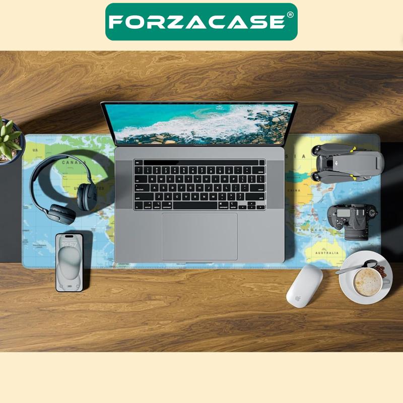 Forzacase%20Kaydırmaz%20Dünya%20Haritası%20Desenli%20Mouse%20Pad%2090x40cm%20-%20FC639