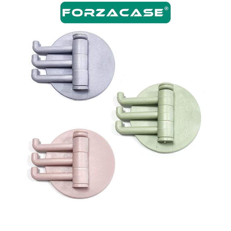 Forzacase%20Banyo%20Mutfak%20Ofis%20İçin%20Matkap%20Gerektirmeyen%203’lü%20Plastik%20Askı%20Seti%20-%20FC640