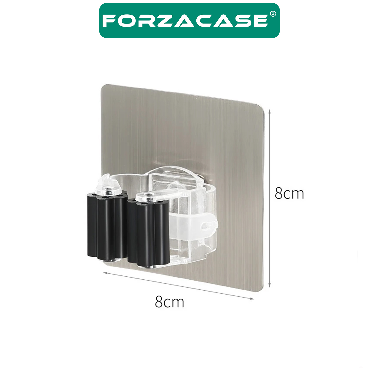 Forzacase%20Kelepçe%20Klips%20Yapışkanlı%204’lü%20Mop%20Paspas%20Tutucu%20Seti%20Gri%20-%20FC642