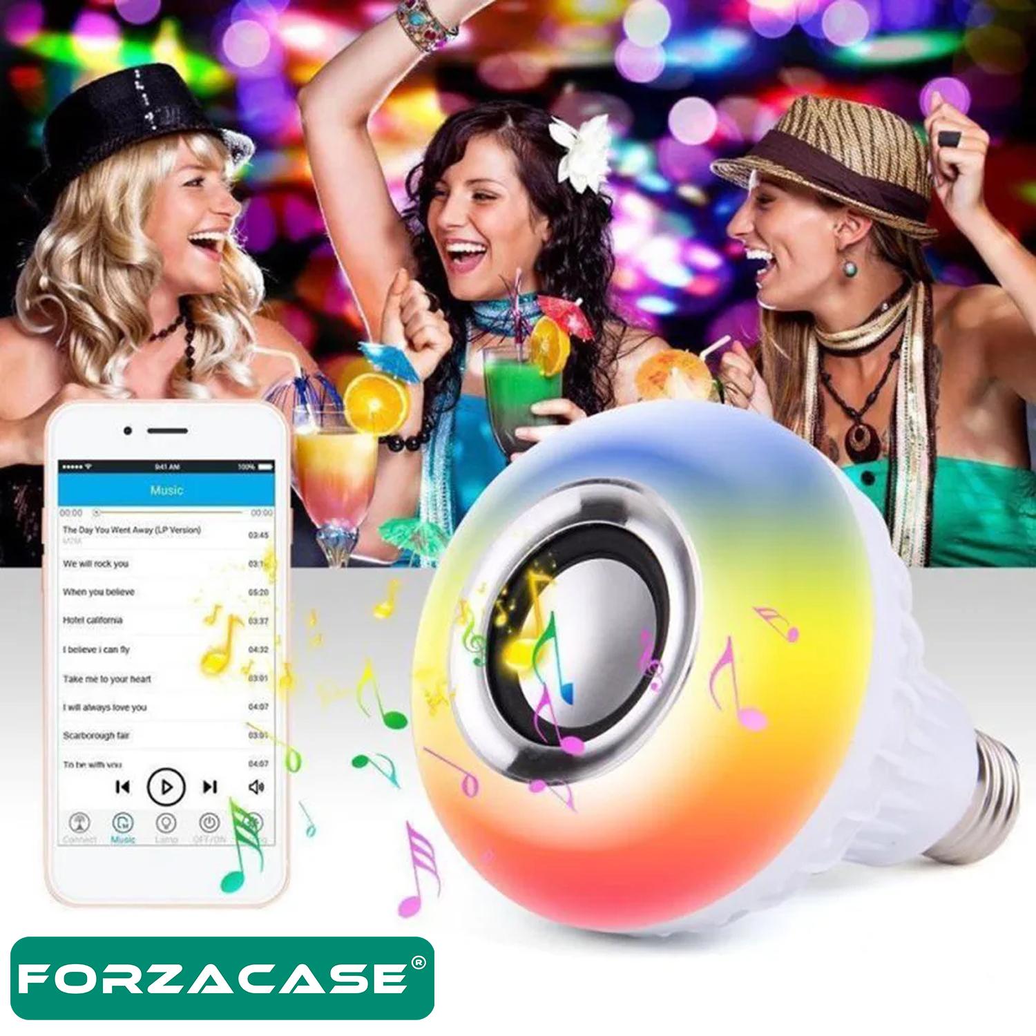 Forzacase%20RGB%20Kumandalı%20Hopörlörlü%2012%20Renk%20Akıllı%20Led%20Ampül%20%20-%20FC645