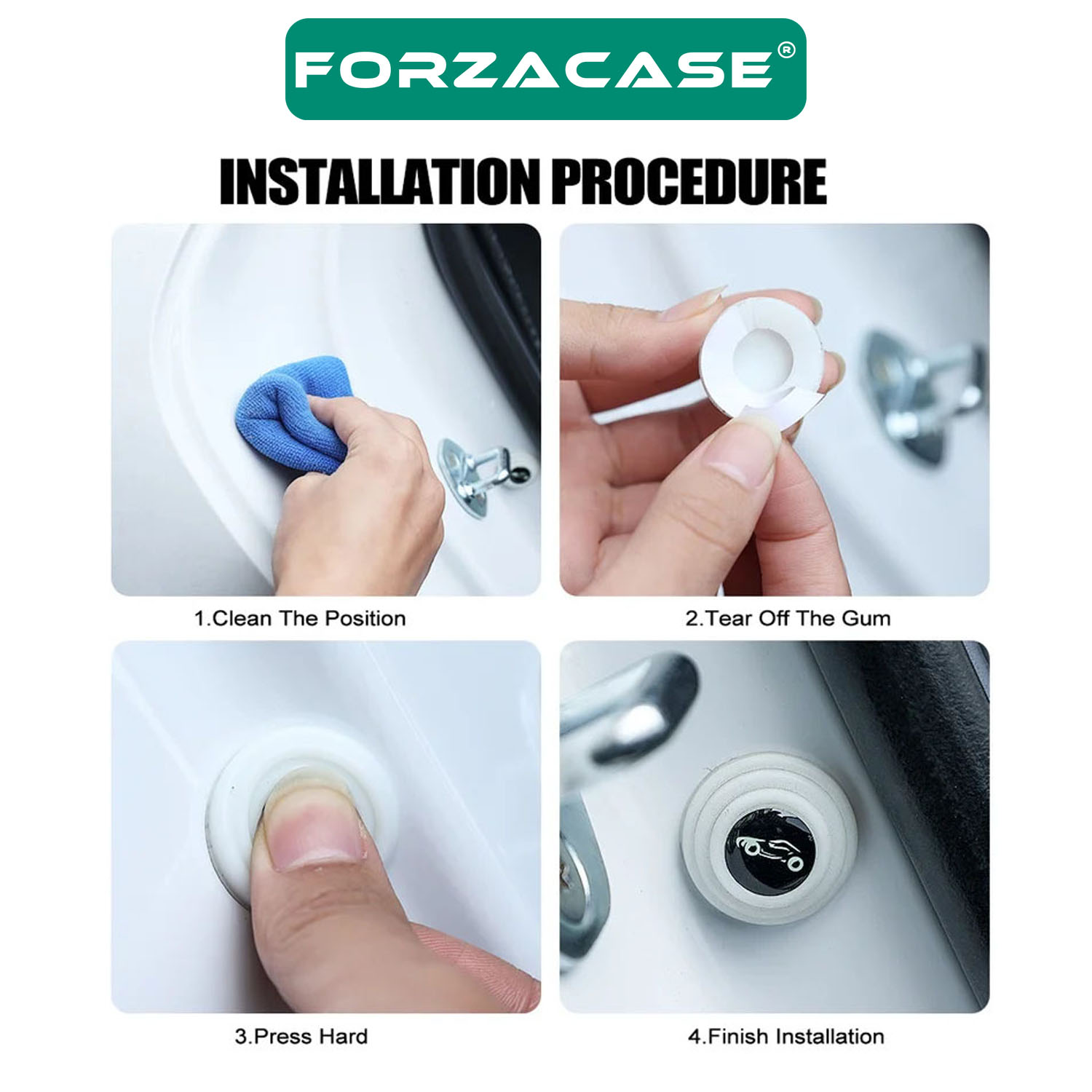 Forzacase%20Araba%20Kapı%20Darbe%20Ve%20Ses%20Emici%20Pad%20Seti%2010’lu%20-%20FC650