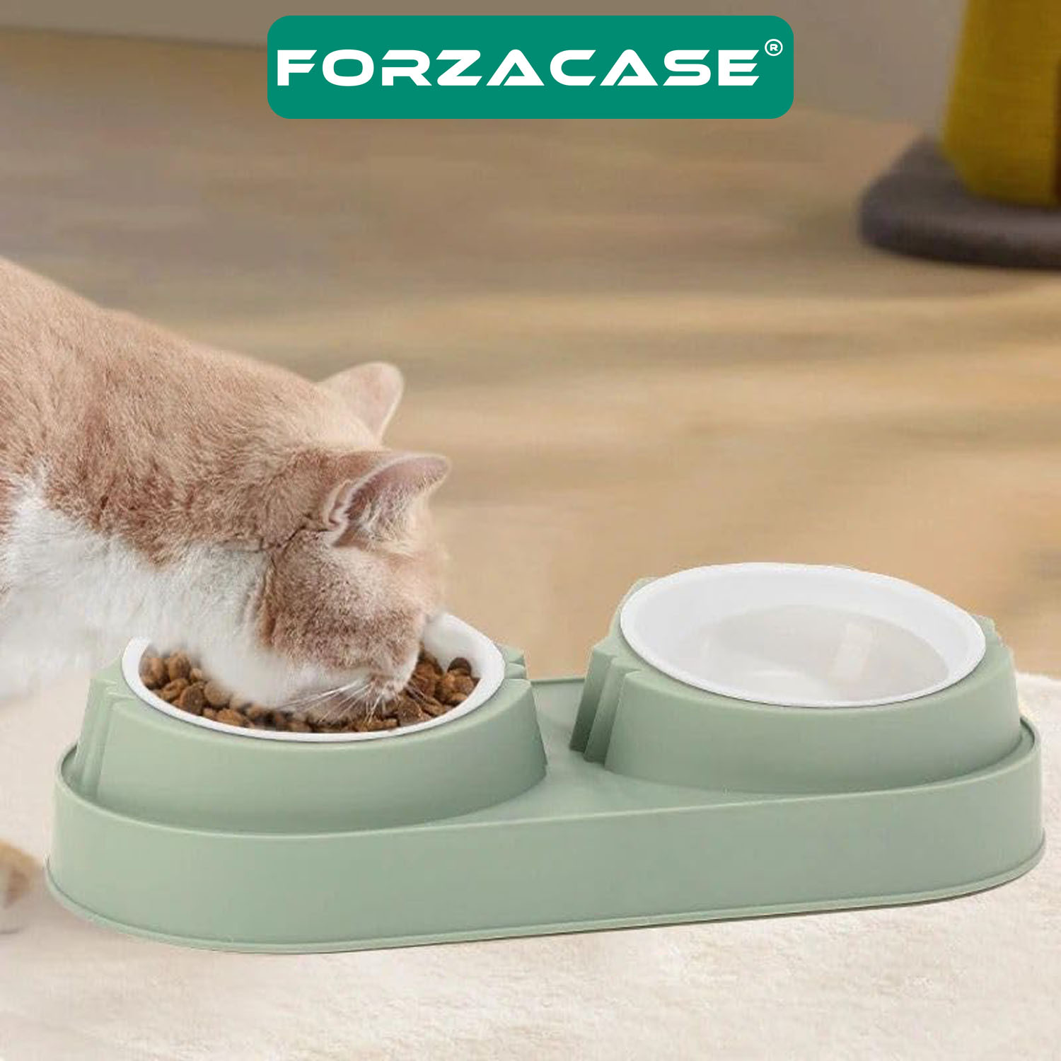 Forzacase%20Kedi%20ve%20Köpekler%20için%20Çiftli%20Mama%20Ve%20Su%20Kabı%20-%20FC662