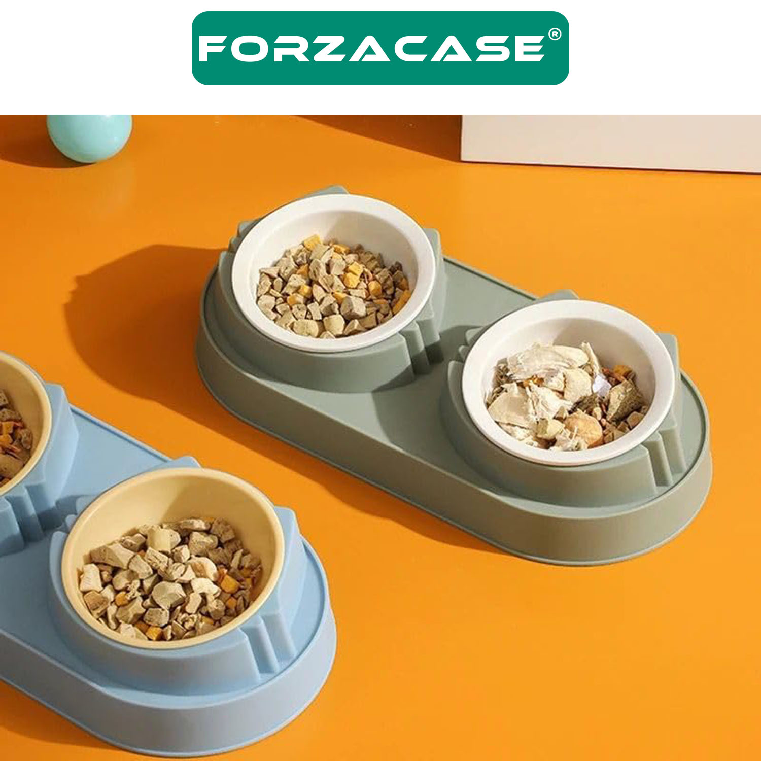 Forzacase%20Kedi%20ve%20Köpekler%20için%20Çiftli%20Mama%20Ve%20Su%20Kabı%20-%20FC662