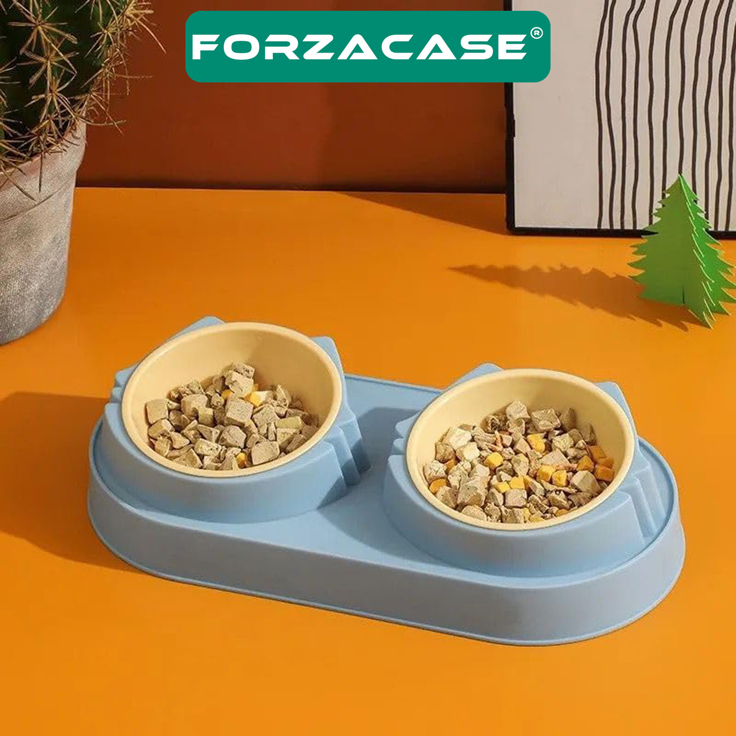 Forzacase%20Kedi%20ve%20Köpekler%20için%20Çiftli%20Mama%20Ve%20Su%20Kabı%20-%20FC662