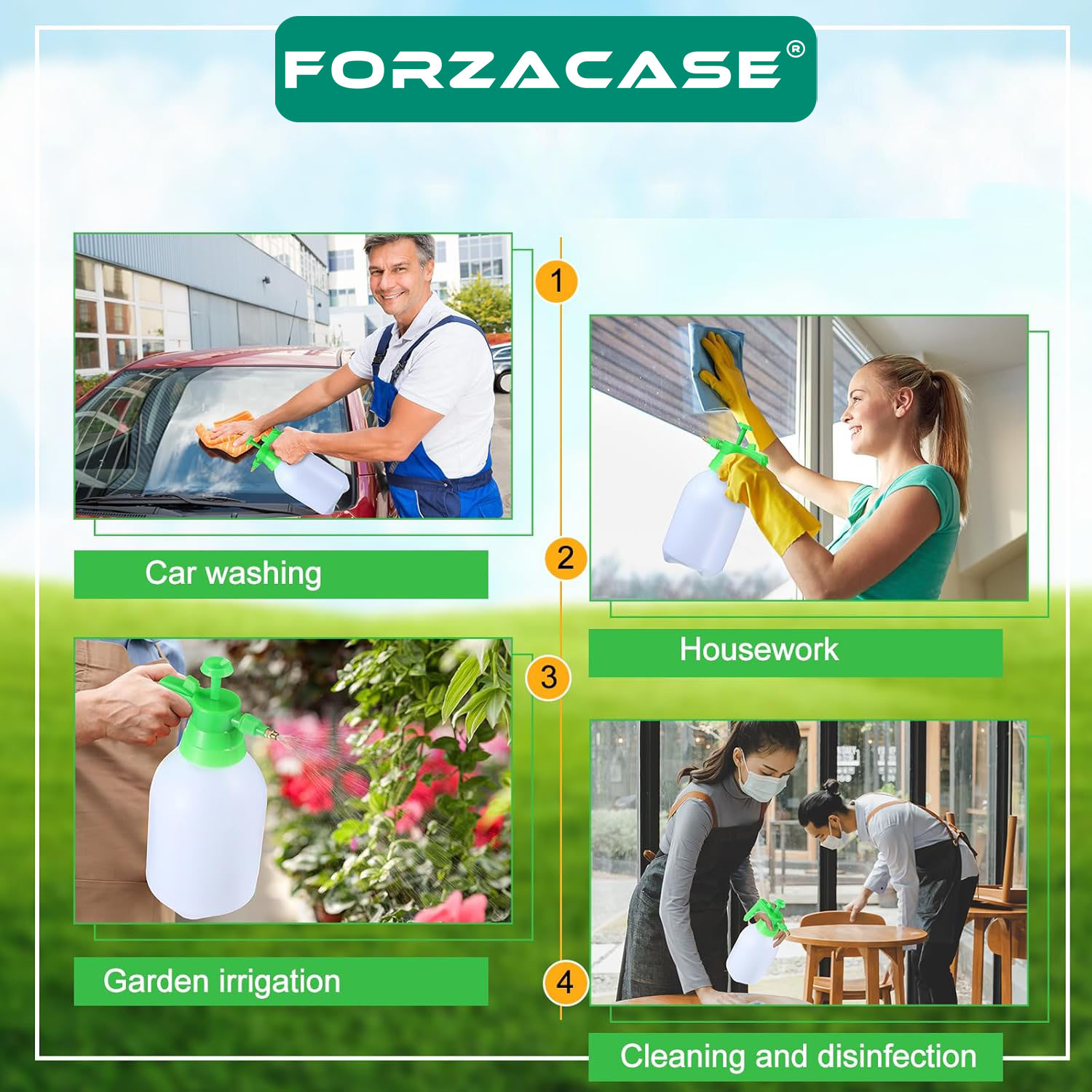 Forzacase%202%20Litre%20Basınçlı%20Su%20Köpük%20Püskürtme%20Sprey%20Şişe%20Çiçek%20Sulama%20İlaçlama%20Araç%20Yıkama%20-%20FC666