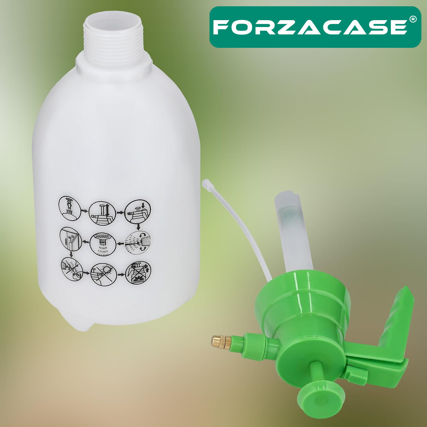 Forzacase%202%20Litre%20Basınçlı%20Su%20Köpük%20Püskürtme%20Sprey%20Şişe%20Çiçek%20Sulama%20İlaçlama%20Araç%20Yıkama%20-%20FC666