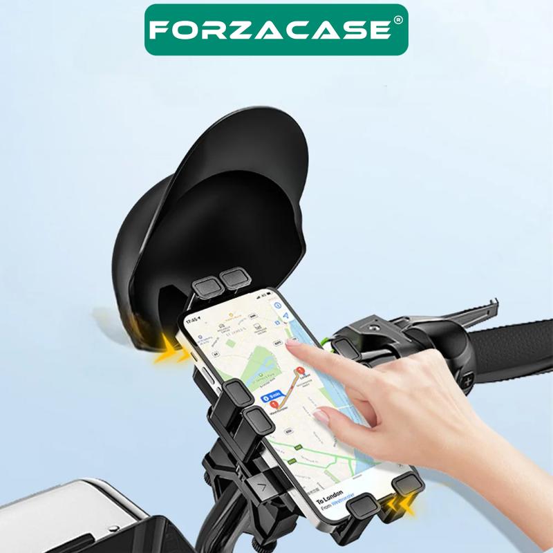 Forzacase%20Şapkalı%20Bisiklet%20Motosiklet%20Scooter%20Gidon%20Montajlı%20Telefon%20Tutucu%20-%20FC667