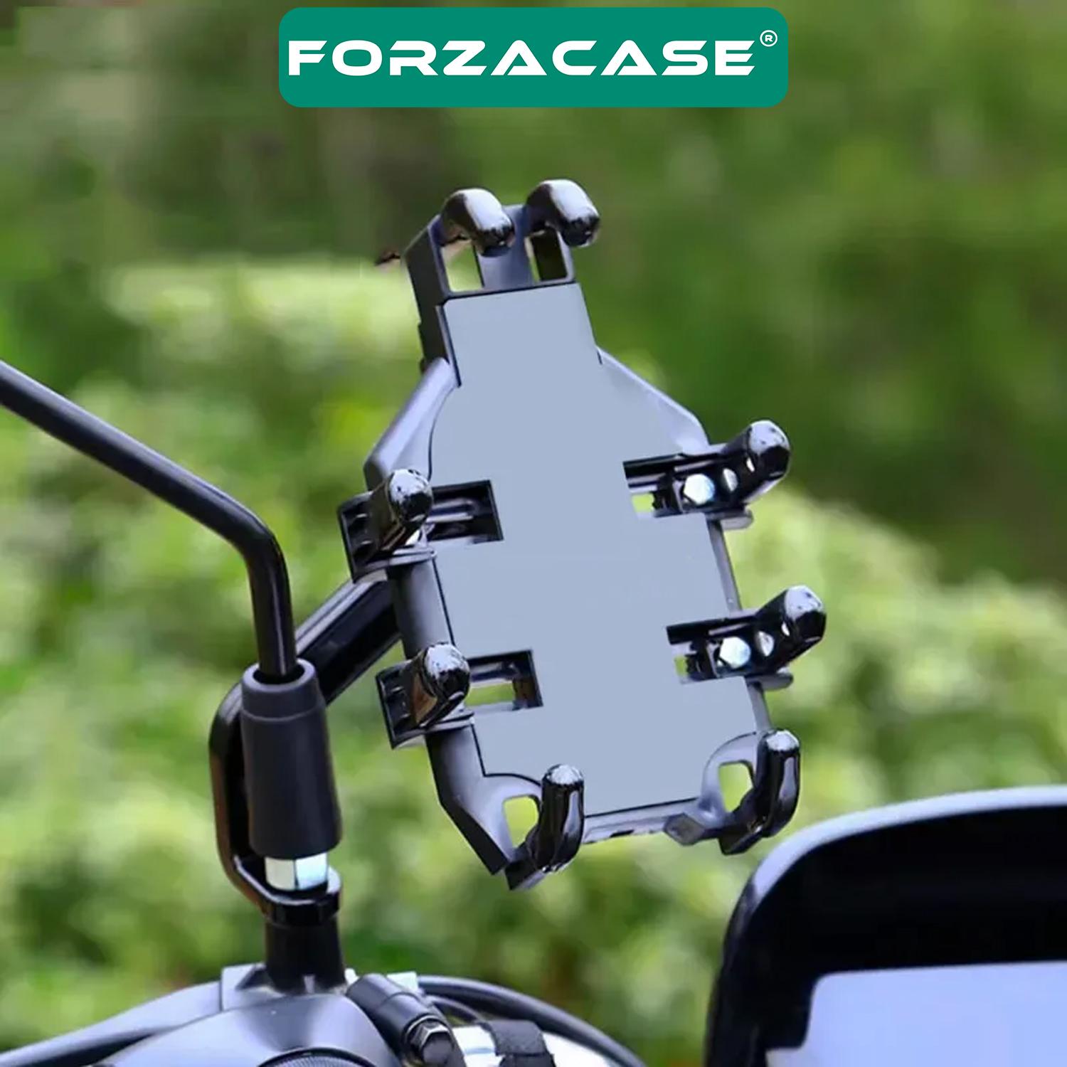 Forzacase%204.7-7.2%20inç%20Bisiklet%20Motosiklet%20Scooter%20Ayna%20Montajlı%20Telefon%20Tutucu%20-%20FC668