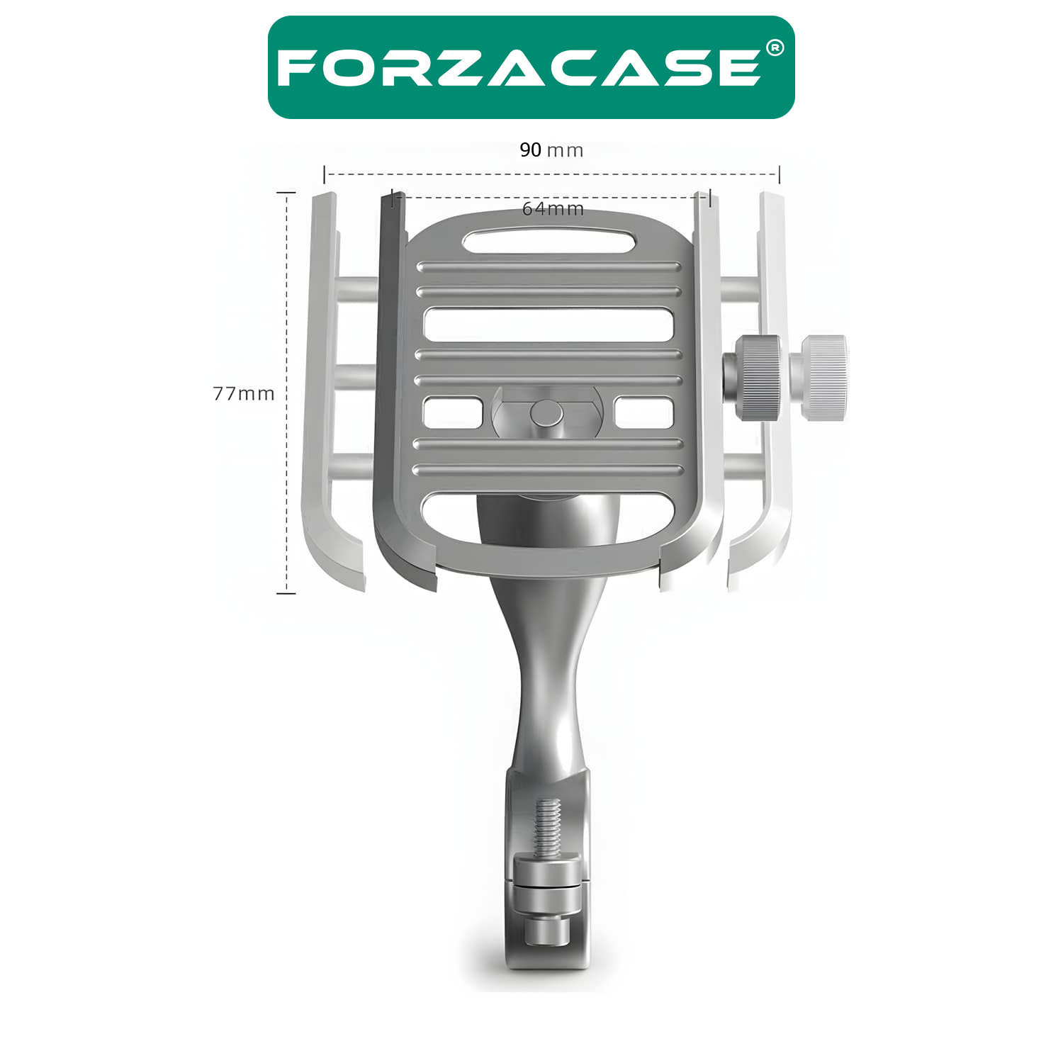 Forzacase%20Bisiklet%20Motosiklet%20Scooter%20için%20Gidon%20Montajlı%20Metal%20Telefon%20Tutucu%20-%20FC686