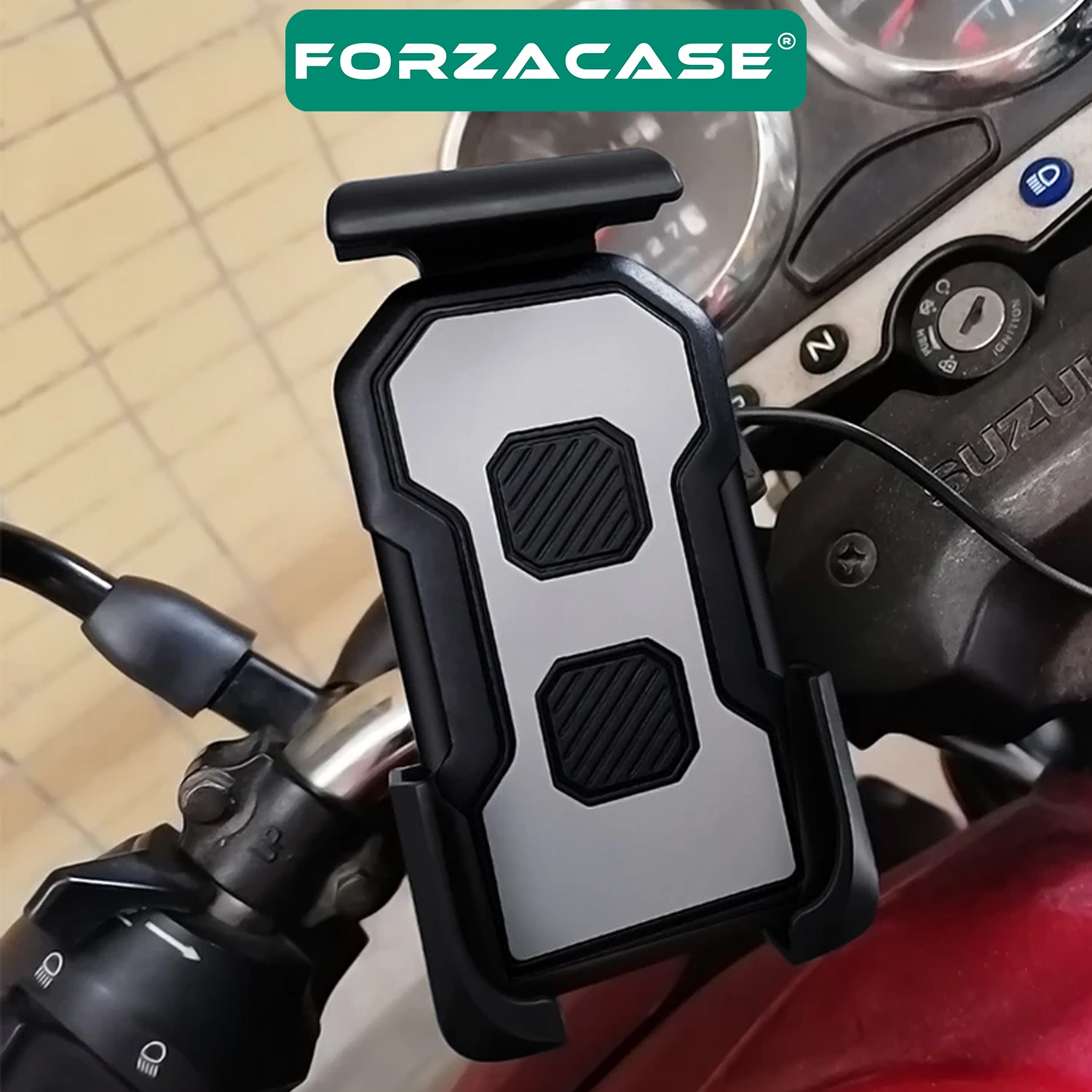 Forzacase%20Bisiklet%20Motosiklet%20Scooter%20için%20Gidon%20Montajlı%20Telefon%20Tutucu%20-%20FC698