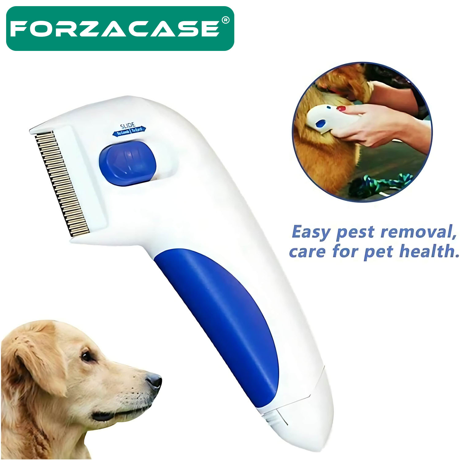 Forzacase%20Kedi%20ve%20Köpekler%20için%20Pire%20Doktoru%20Elektronik%20Pire%20Tarağı%20Kıtık%20Açıcı%20-%20FC700