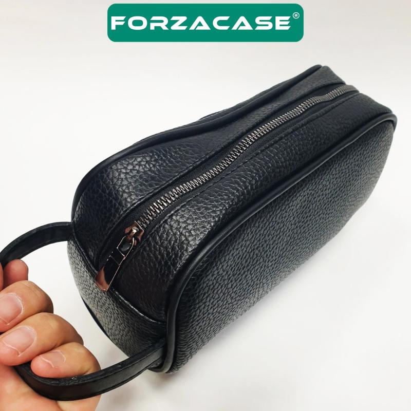 Forzacase%20Unisex%20Suni%20Deri%202%20Gözlü%20Günlük%20Portföy%20Tıraş%20Makyaj%20El%20Çantası%20-%20FC706