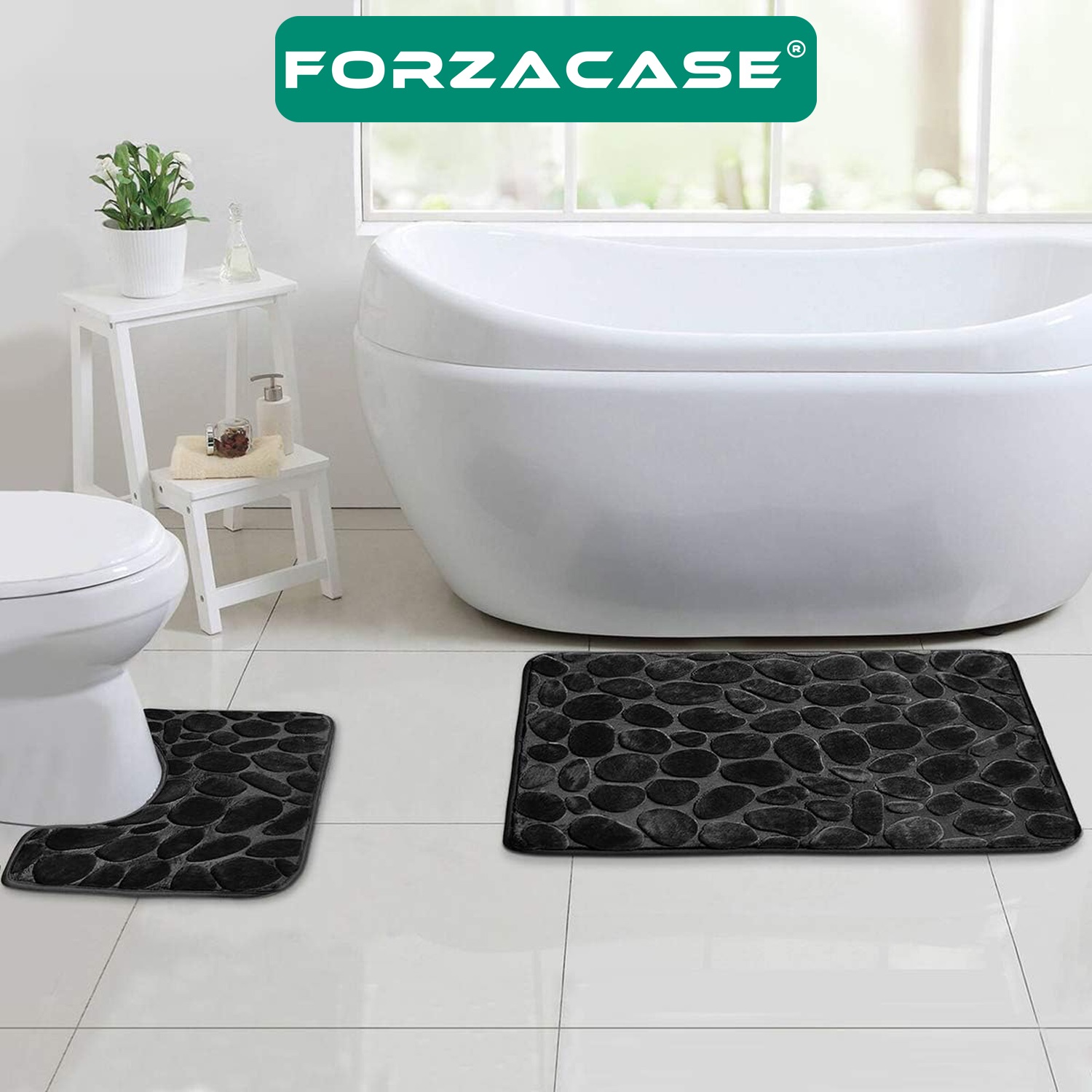 Forzacase%20Küvet%20ve%20Klozet%20Önü%202li%20Kaymaz%20Hafızalı%20Köpük%20Banyo%20Paspası%20-%20FC711