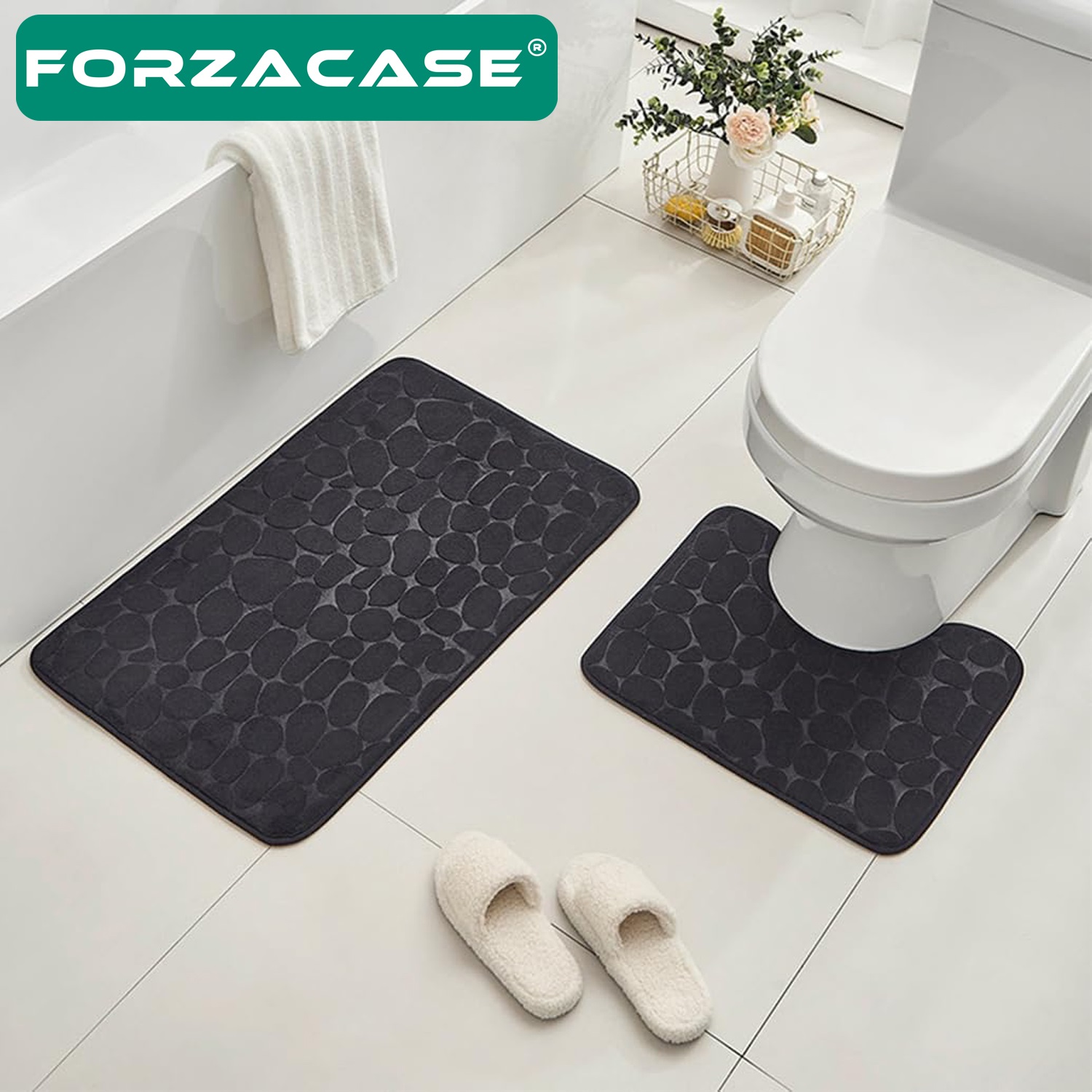 Forzacase%20Küvet%20ve%20Klozet%20Önü%202li%20Kaymaz%20Hafızalı%20Köpük%20Banyo%20Paspası%20-%20FC711