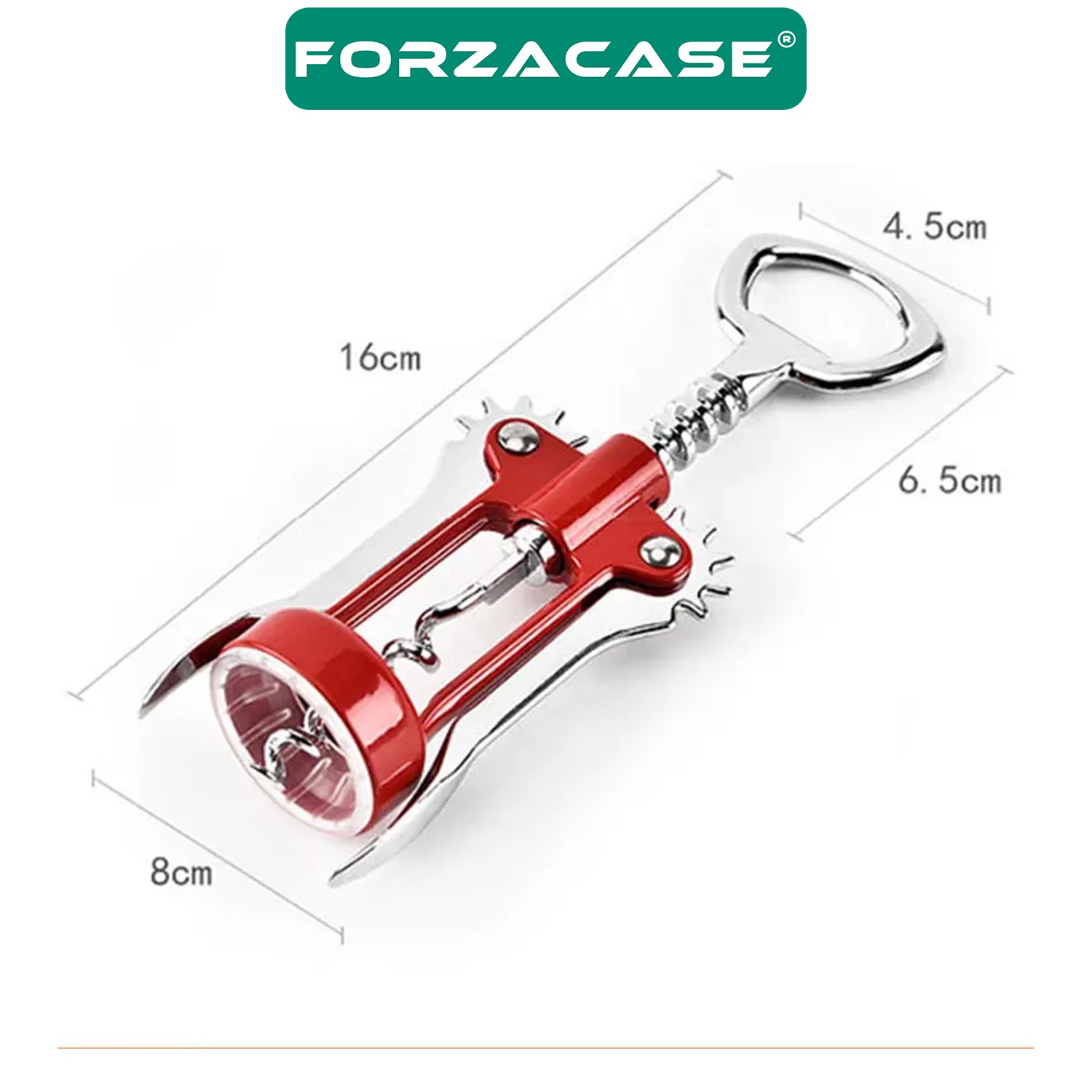 Forzacase%20Paslanmaz%20Çelik%20Kanatlı%20Tirbuşon%20Mantar%20Kapak%20Şişe%20Açacağı%20-%20FC717